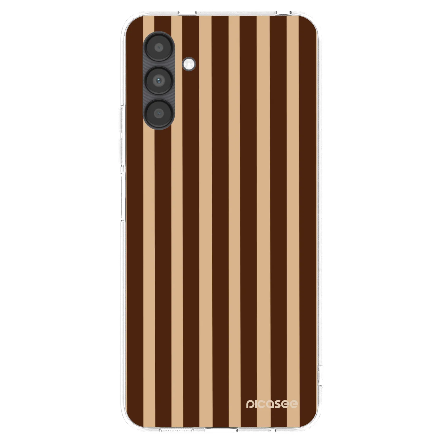 Picasee silikonska prozirna maskica za Samsung Galaxy A04s A047F - Brown lines