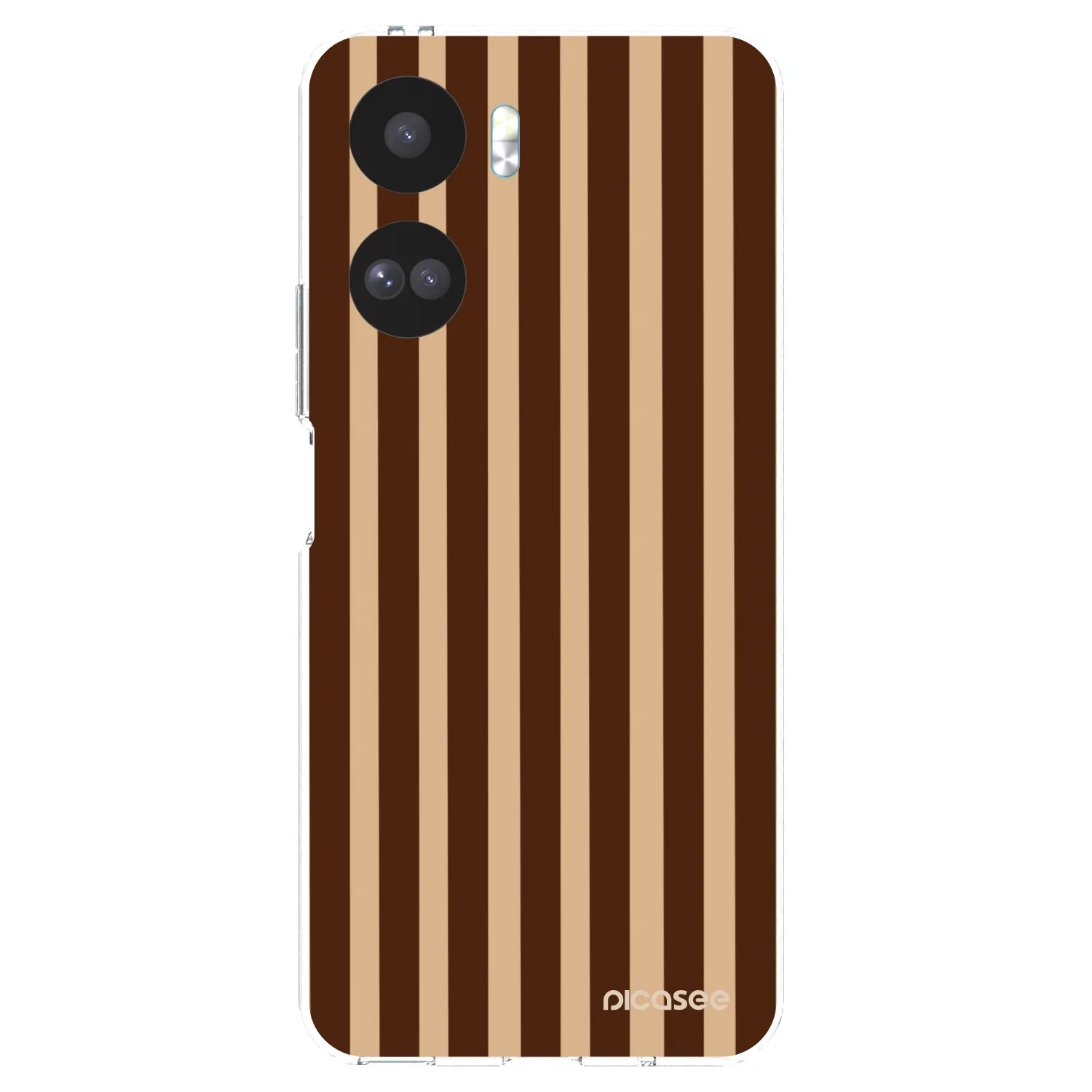Picasee silikonska prozirna maskica za Honor 90 Lite 5G - Brown lines