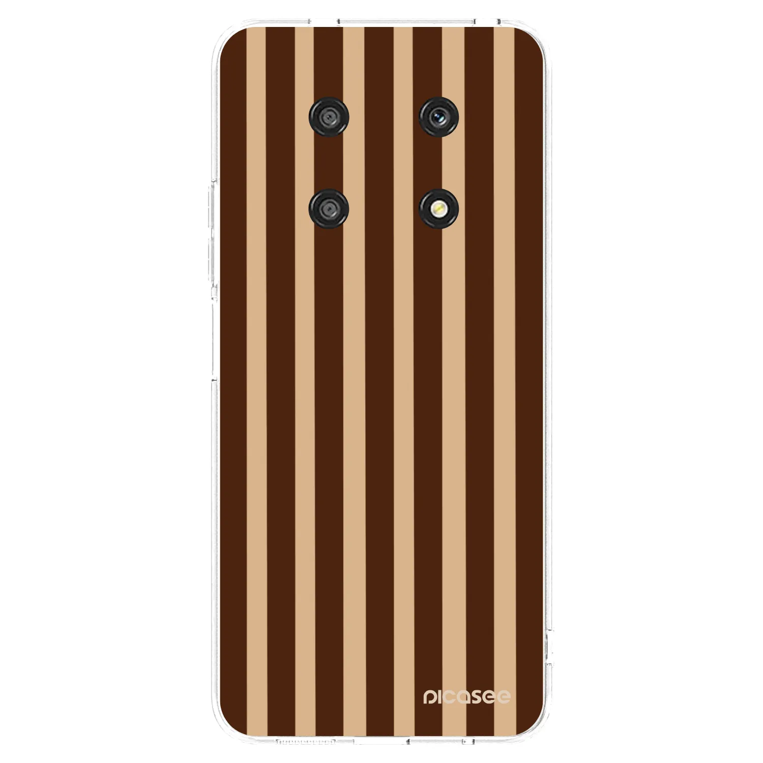 Picasee silikonska prozirna maskica za Honor Magic4 Lite 5G - Brown lines