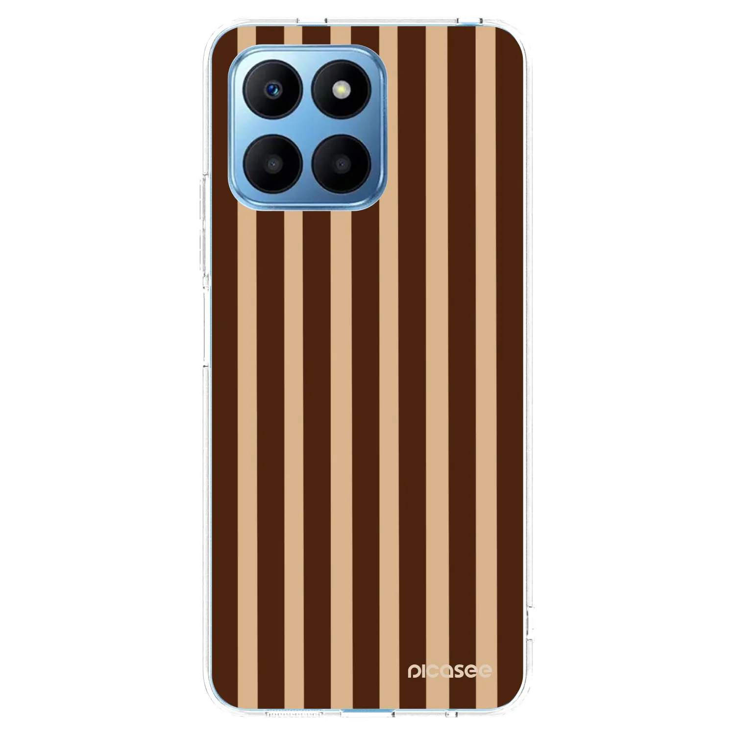 Picasee silikonska prozirna maskica za Honor 70 Lite - Brown lines