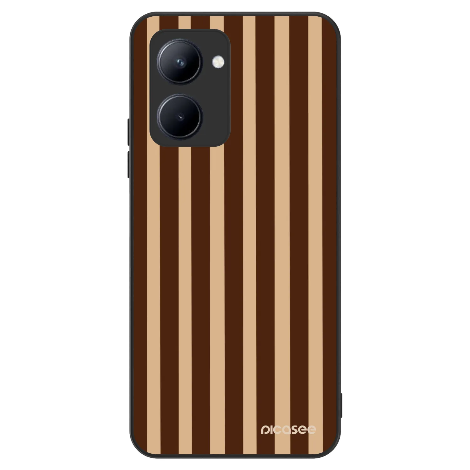 Picasee ULTIMATE CASE za Realme C33 (2023) - Brown lines