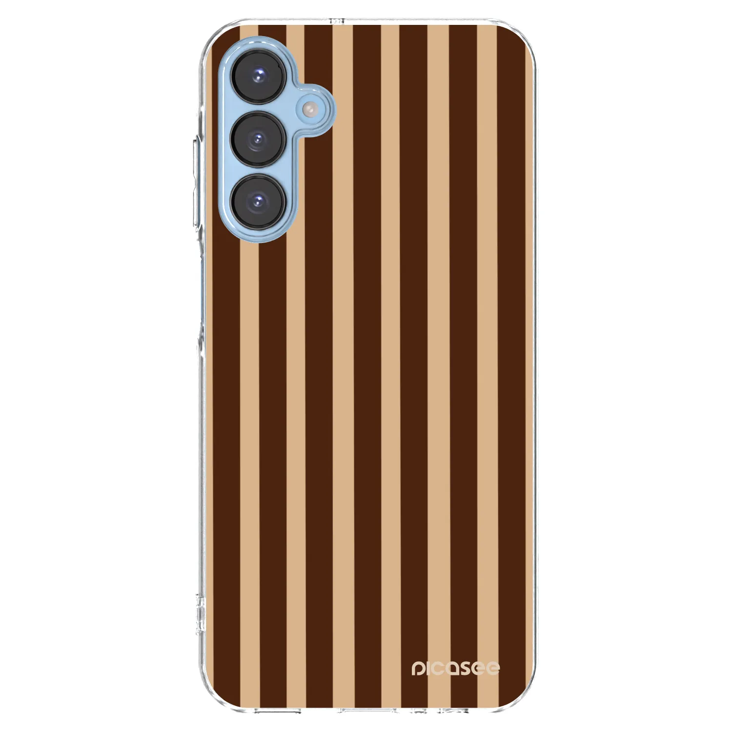 Picasee silikonska prozirna maskica za Samsung Galaxy A15 A156B 5G - Brown lines