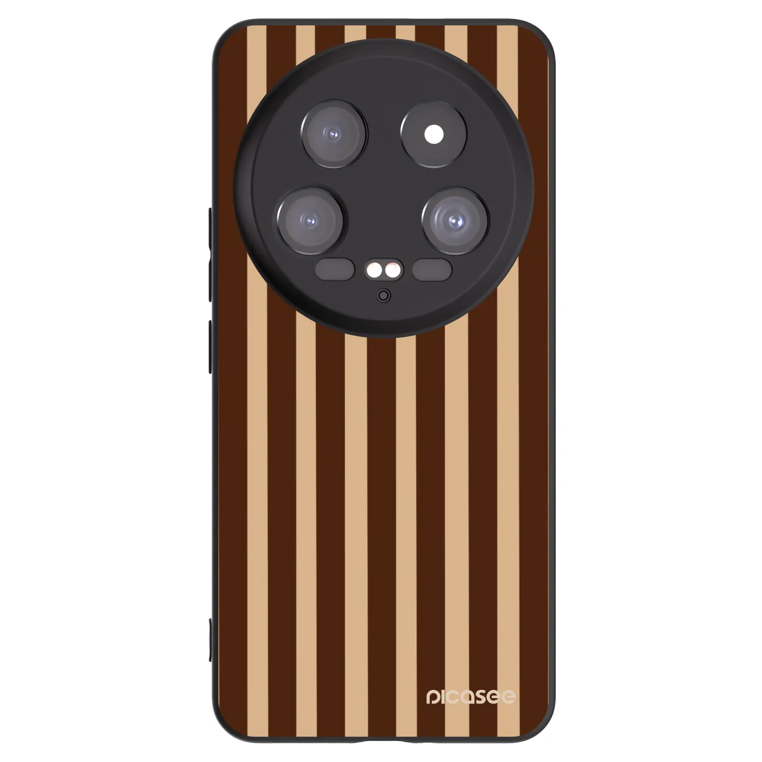 Picasee crna silikonska maskica za Xiaomi 14 Ultra - Brown lines