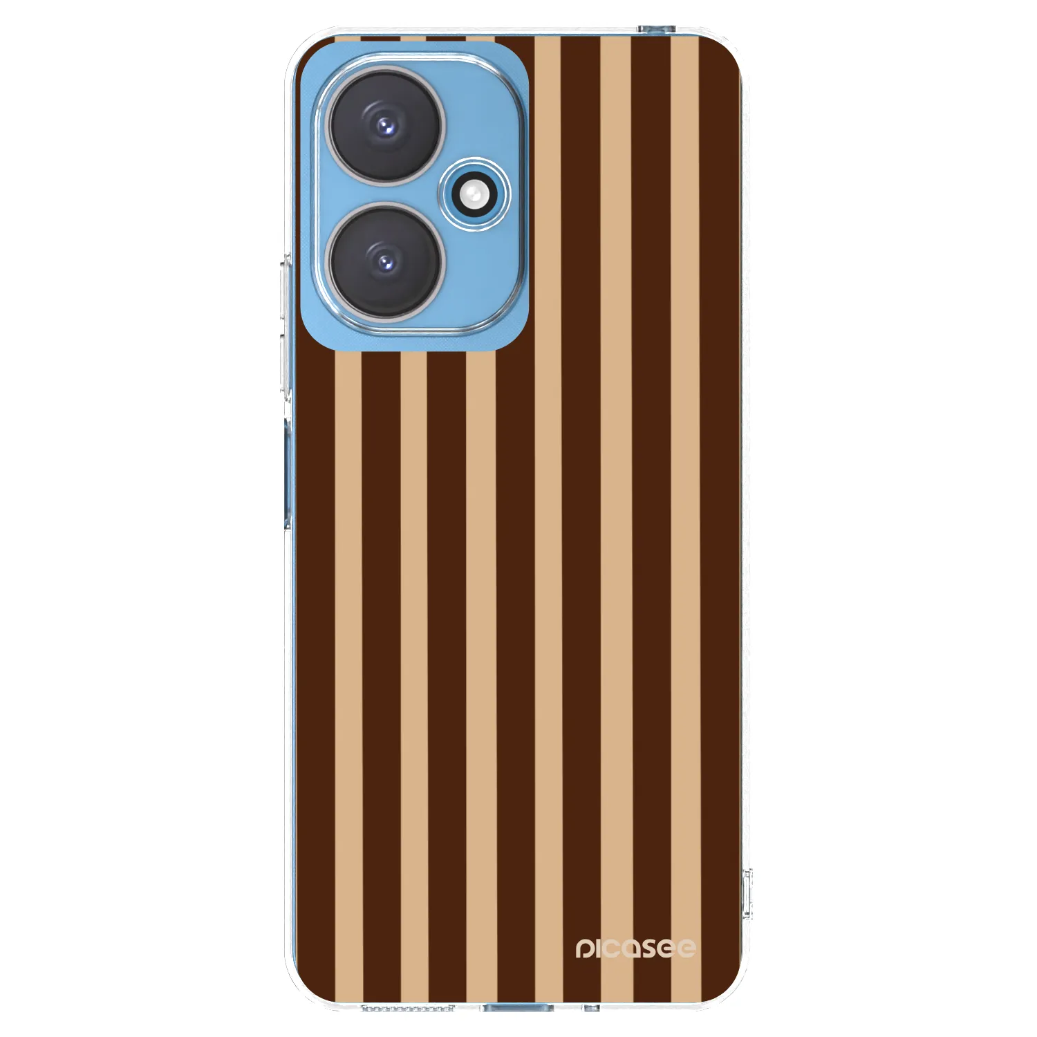 Picasee silikonska prozirna maskica za Xiaomi Redmi 13C 5G - Brown lines