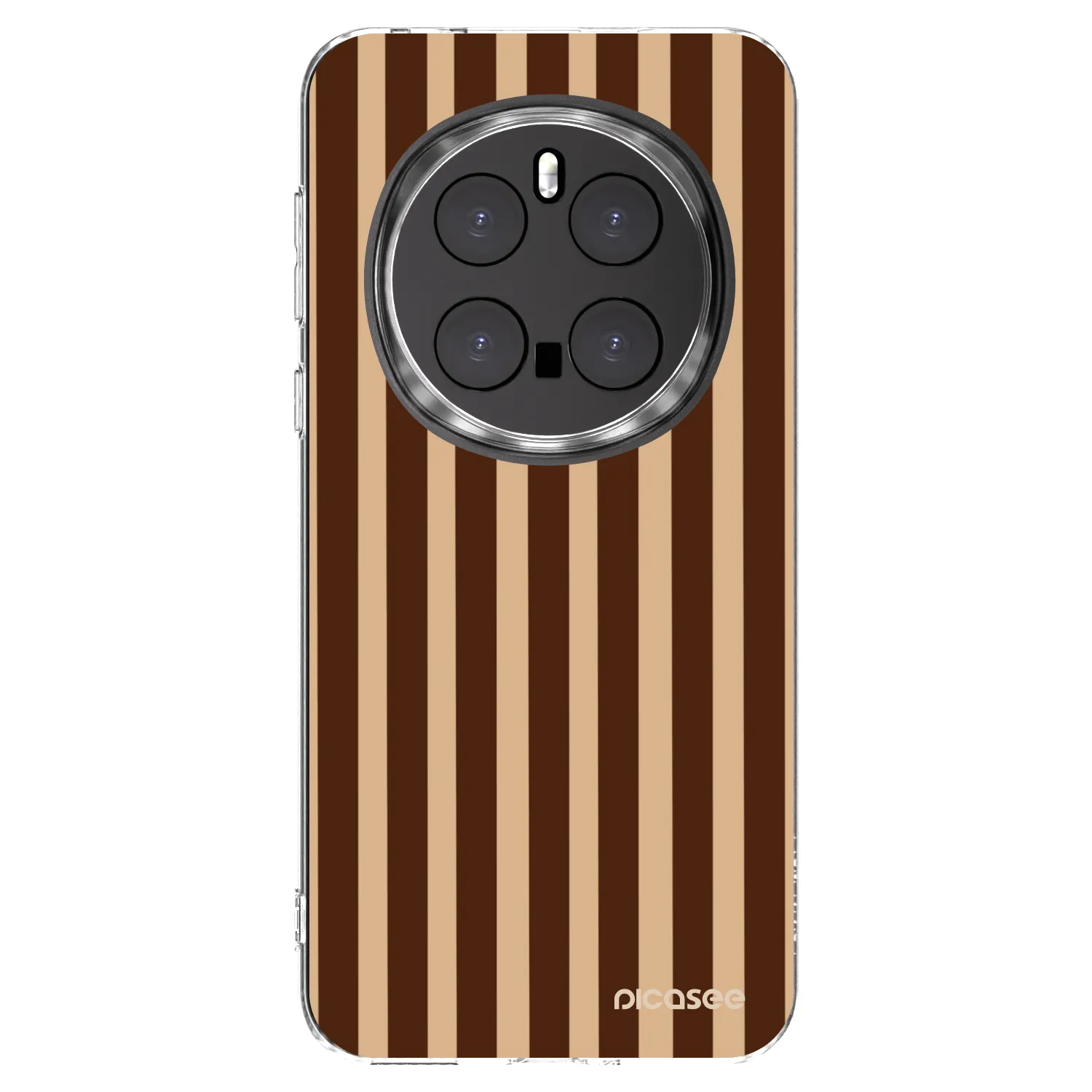 Picasee silikonska prozirna maskica za Honor Magic7 Pro 5G - Brown lines