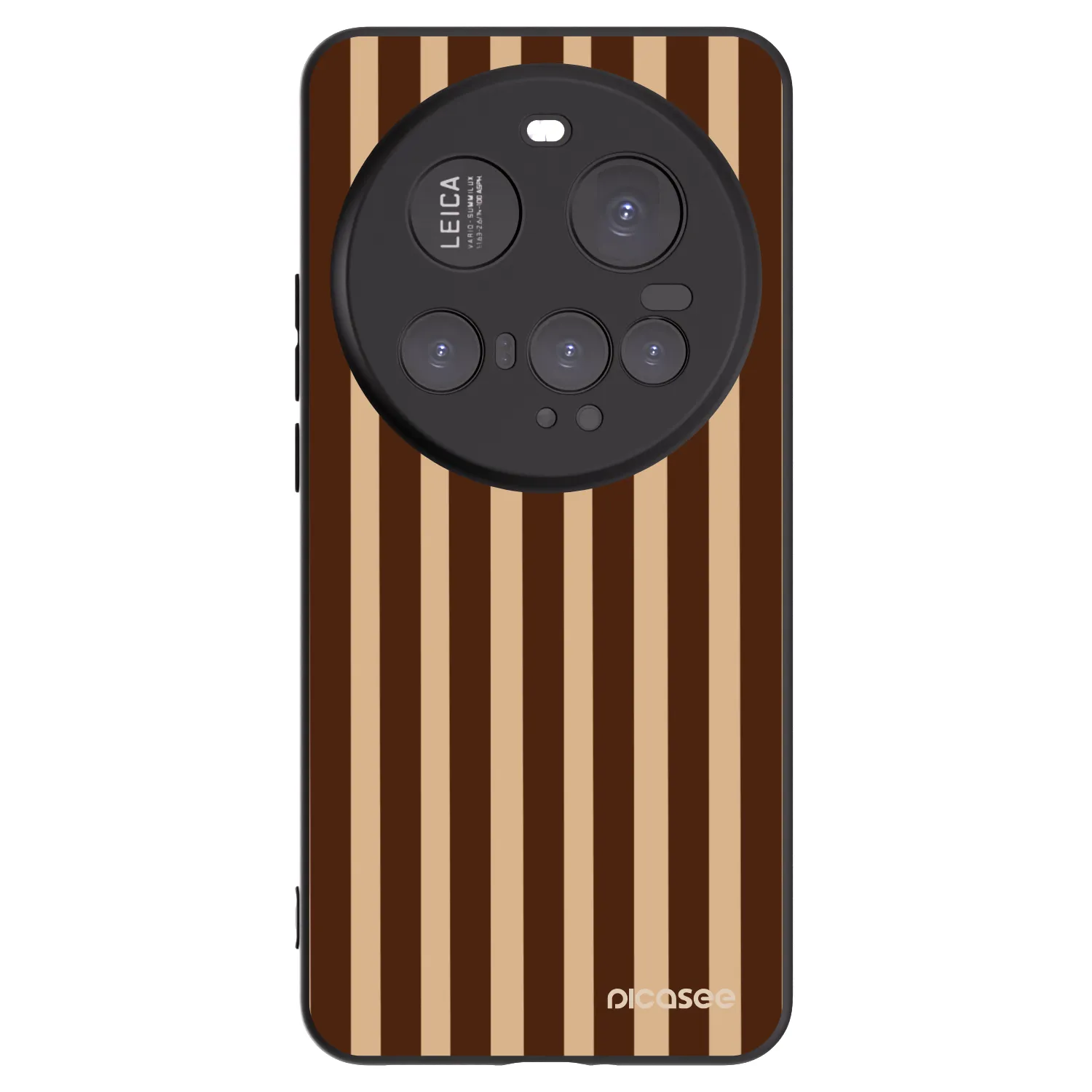 Picasee crna silikonska maskica za Xiaomi 15 Ultra - Brown lines