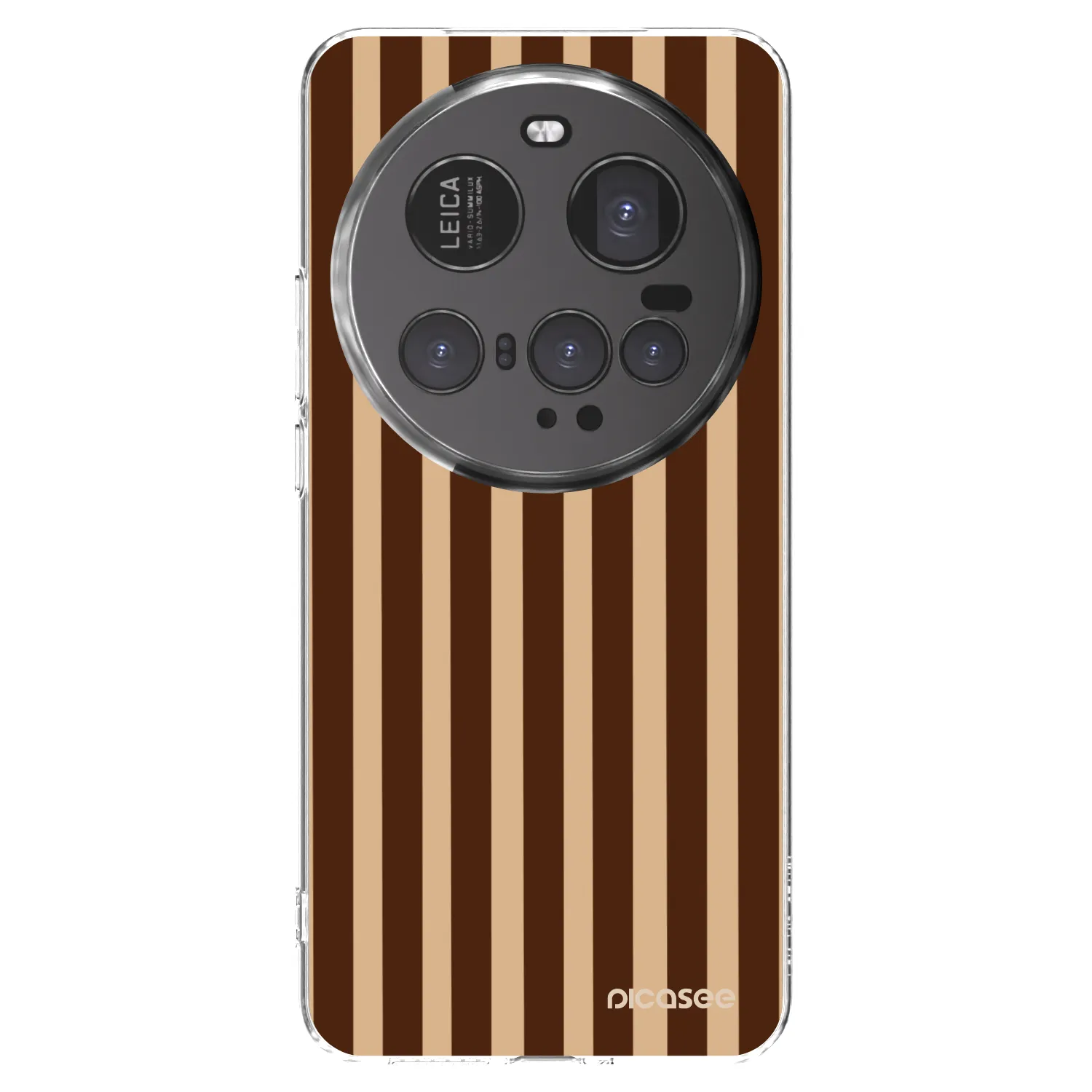 Picasee silikonska prozirna maskica za Xiaomi 15 Ultra - Brown lines