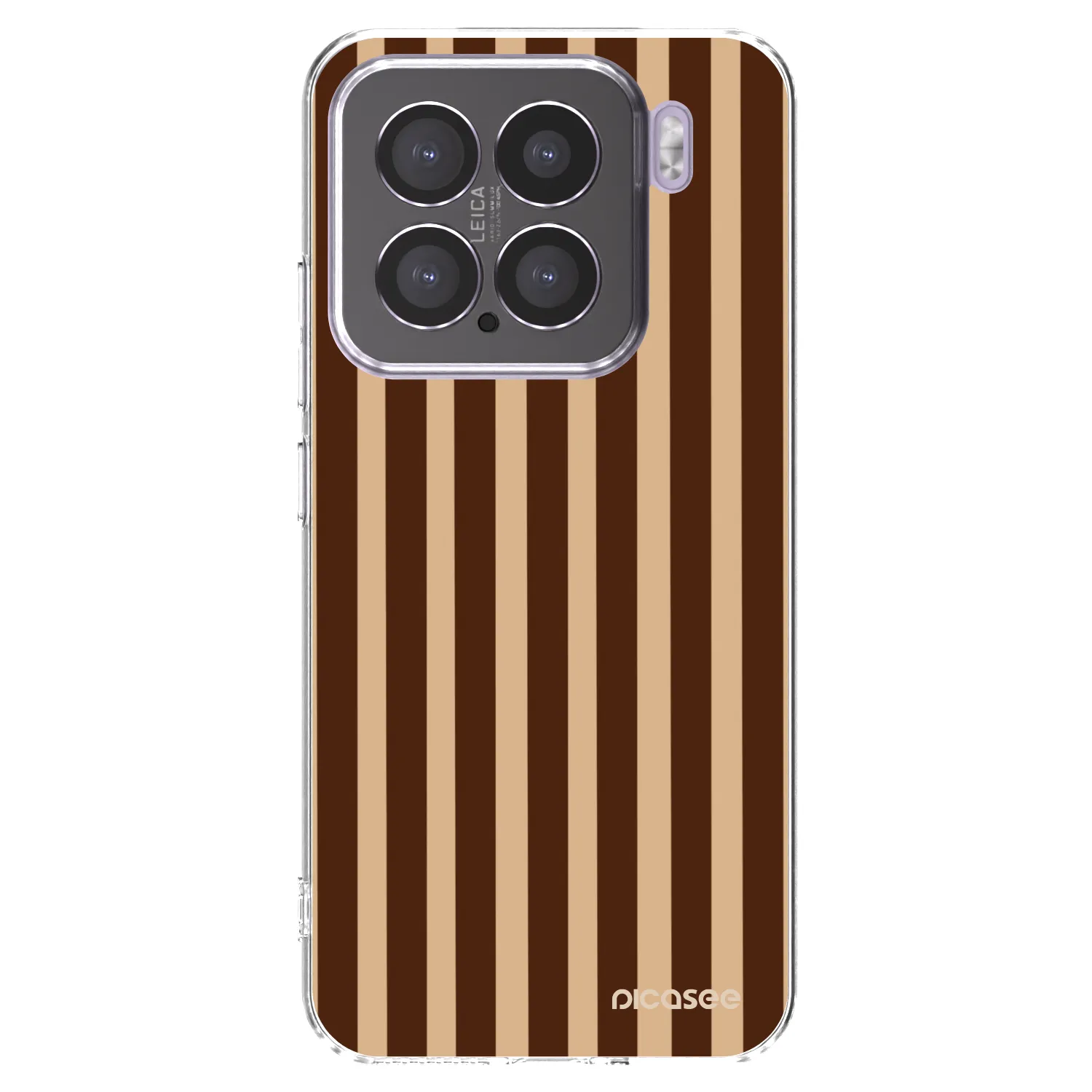 Picasee silikonska prozirna maskica za Xiaomi 15 - Brown lines