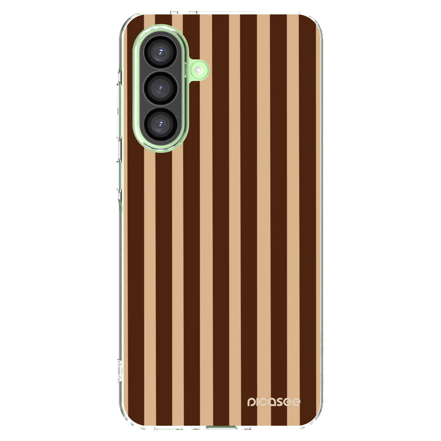 Picasee silikonska prozirna maskica za Samsung Galaxy A26 5G A266B - Brown lines