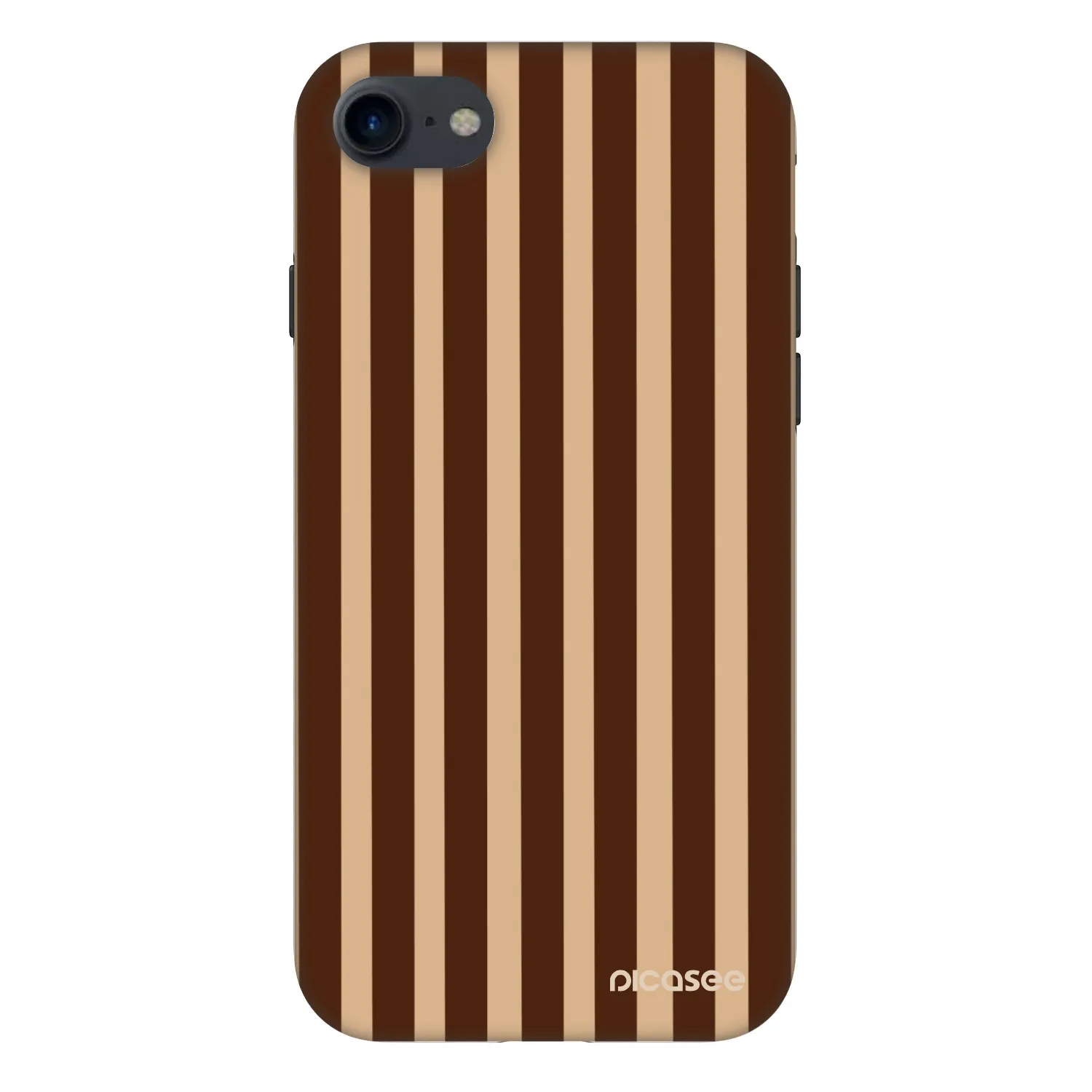 Picasee Fashion Case za Apple iPhone SE 2022 - Brown lines