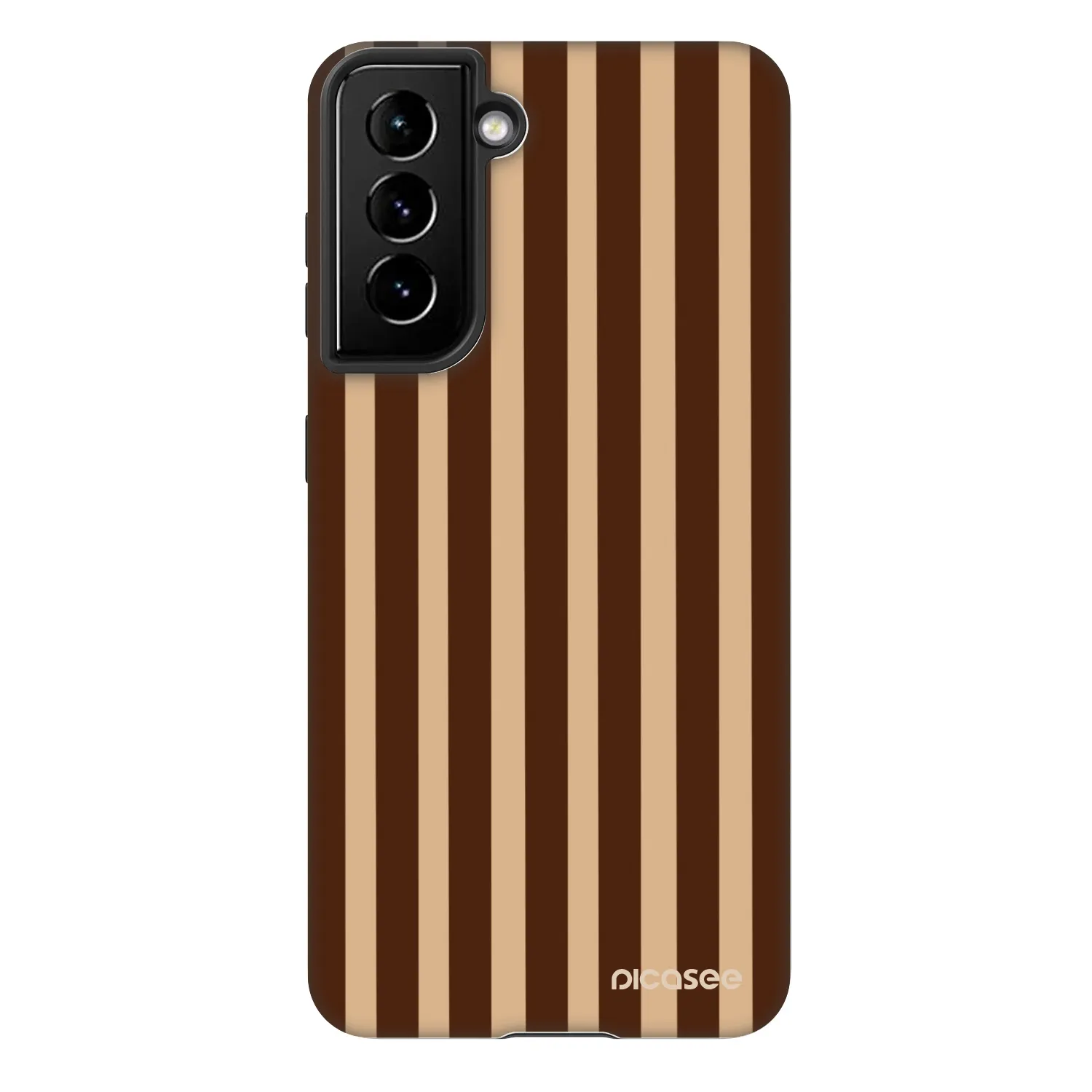 Picasee Fashion Case za Samsung Galaxy S21 FE 5G - Brown lines