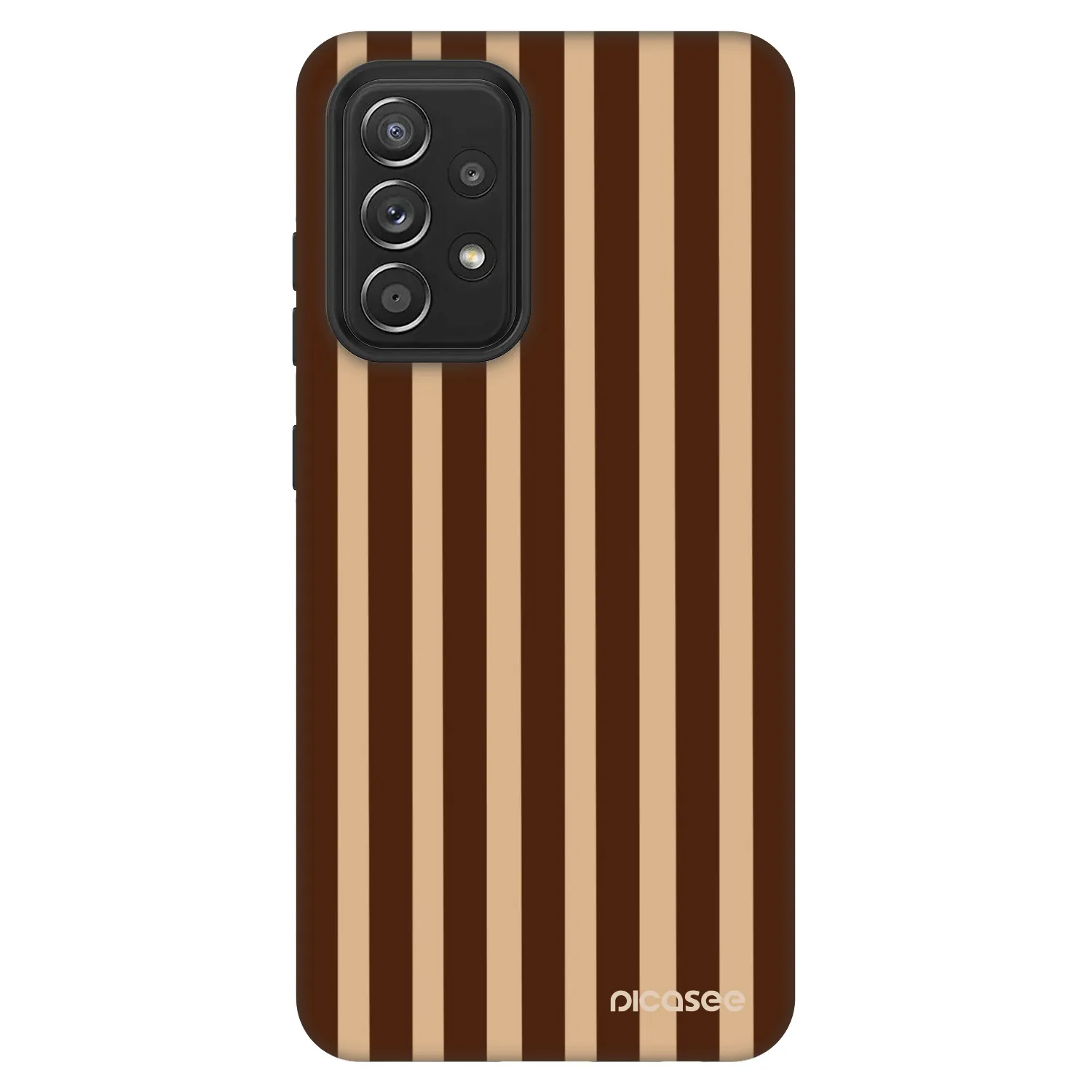 Picasee Fashion Case za Samsung Galaxy A52s 5G A528B - Brown lines