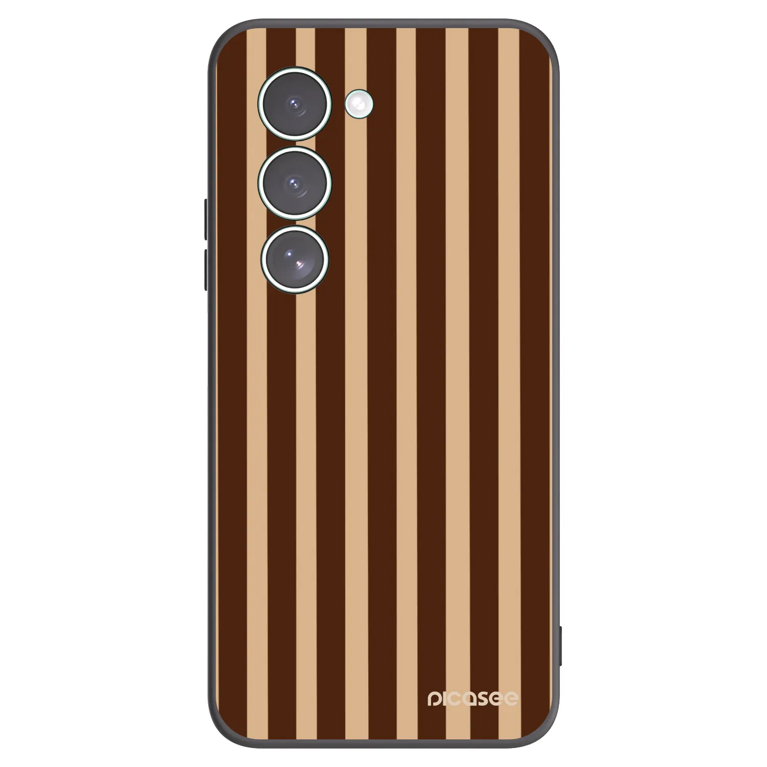 Picasee crna silikonska maskica za Xiaomi Redmi 15 5G - Brown lines