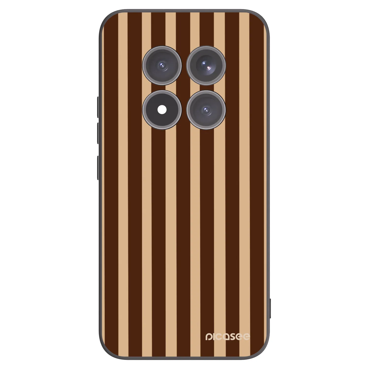 Picasee crna silikonska maskica za Xiaomi Redmi Note 15 Pro+ - Brown lines