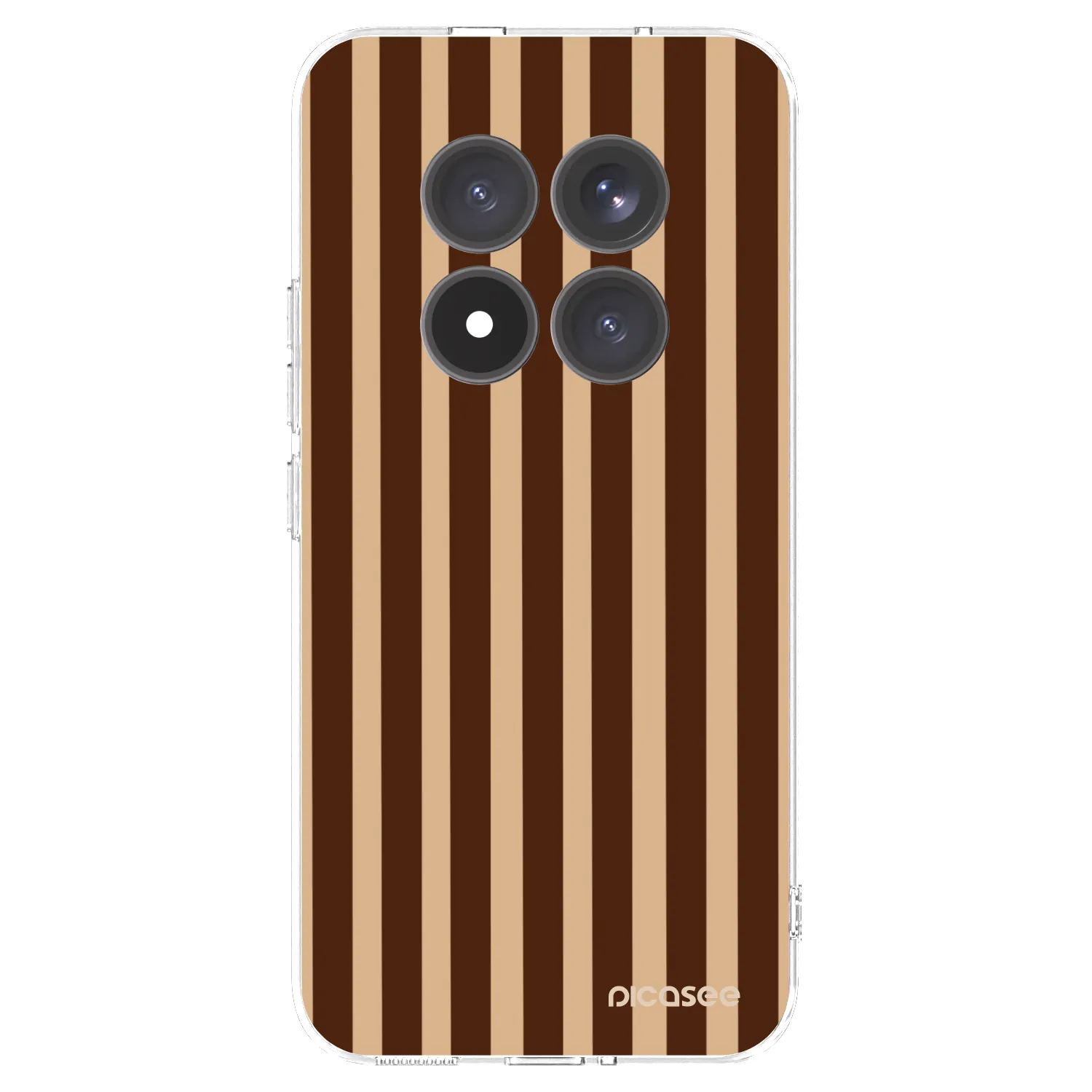 Picasee silikonska prozirna maskica za Xiaomi Redmi Note 15 Pro+ - Brown lines