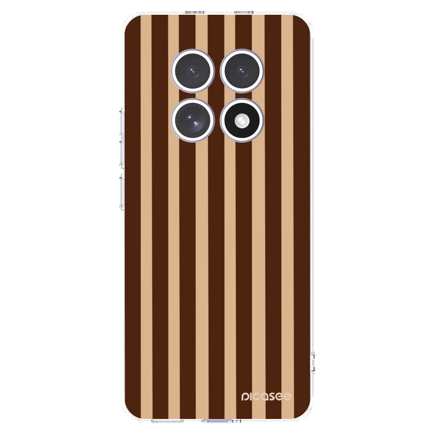 Picasee silikonska prozirna maskica za Xiaomi Redmi Note 15 4G - Brown lines