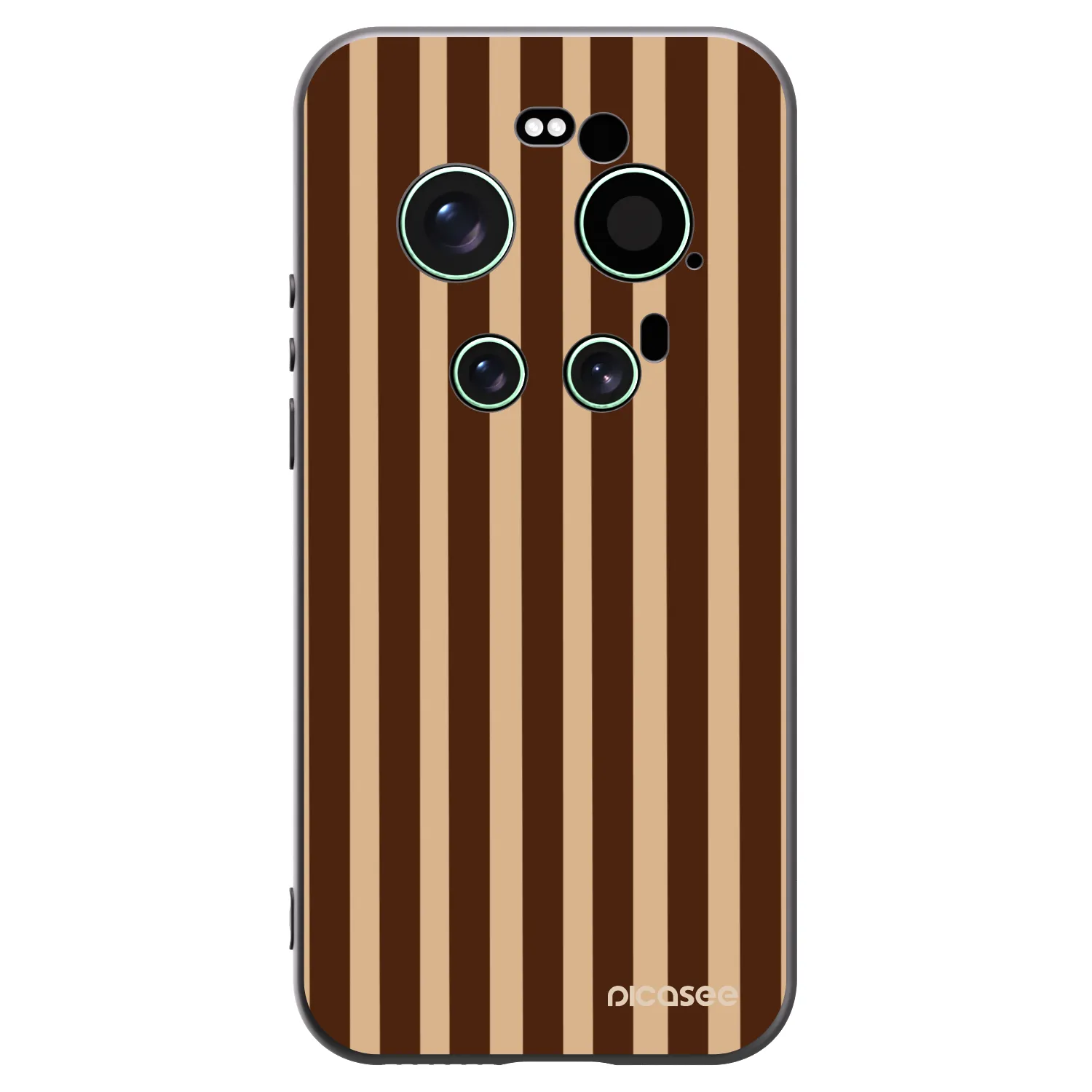 Picasee crna silikonska maskica za Xiaomi 17 Ultra - Brown lines