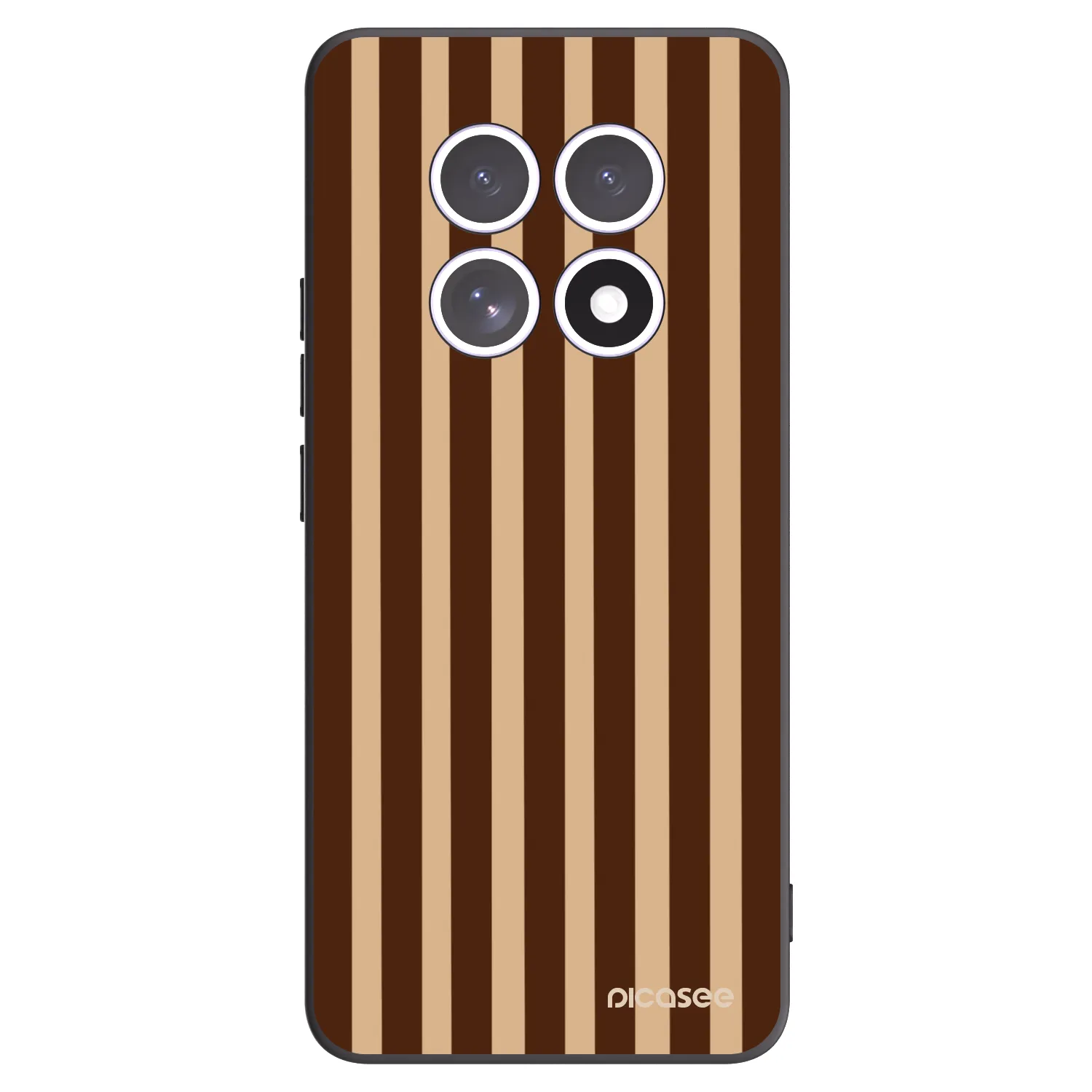 Picasee crna silikonska maskica za Xiaomi Redmi Note 15 5G - Brown lines