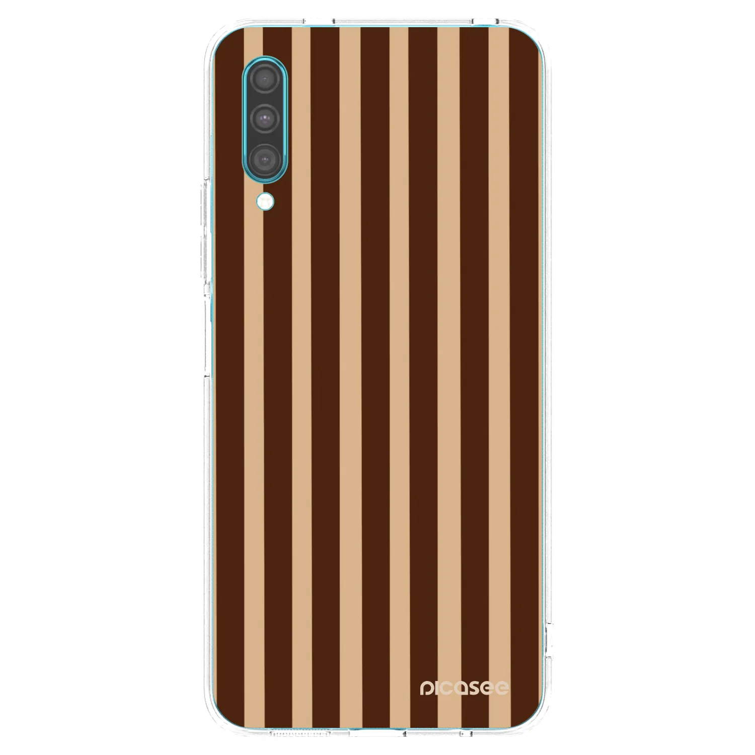 Picasee silikonska prozirna maskica za Samsung Galaxy A30s A307F - Brown lines
