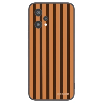 Picasee crna silikonska maskica za Realme 9 Pro 5G - Caramel lines