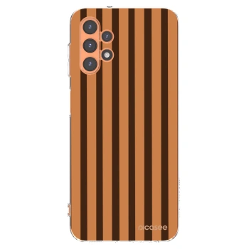 Picasee silikonska prozirna maskica za Samsung Galaxy A13 4G A135 - Caramel lines
