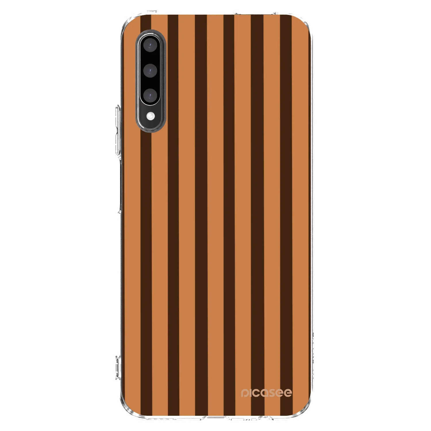 Picasee silikonska prozirna maskica za Honor 9X Pro - Caramel lines