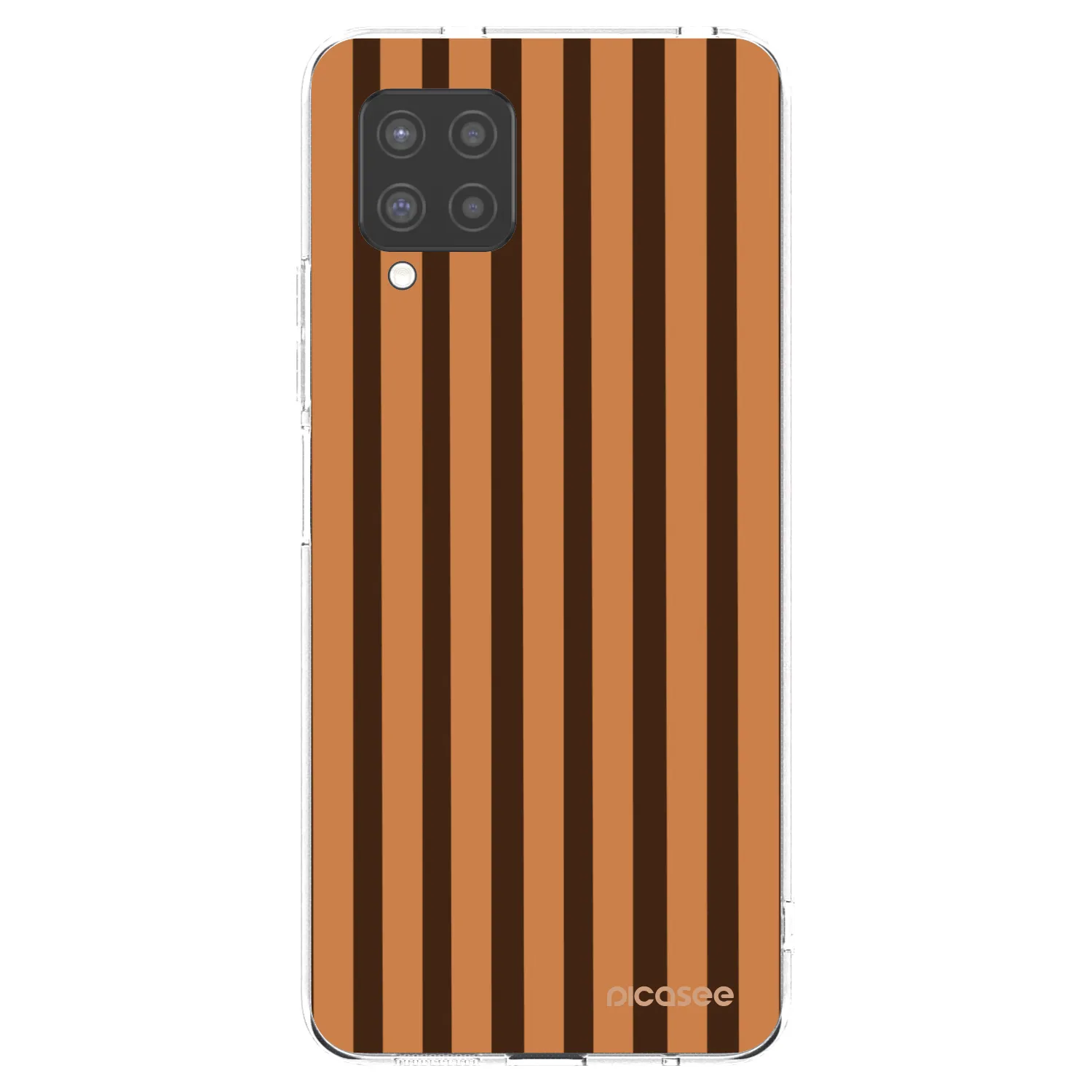 Picasee silikonska prozirna maskica za Samsung Galaxy A42 A426B - Caramel lines