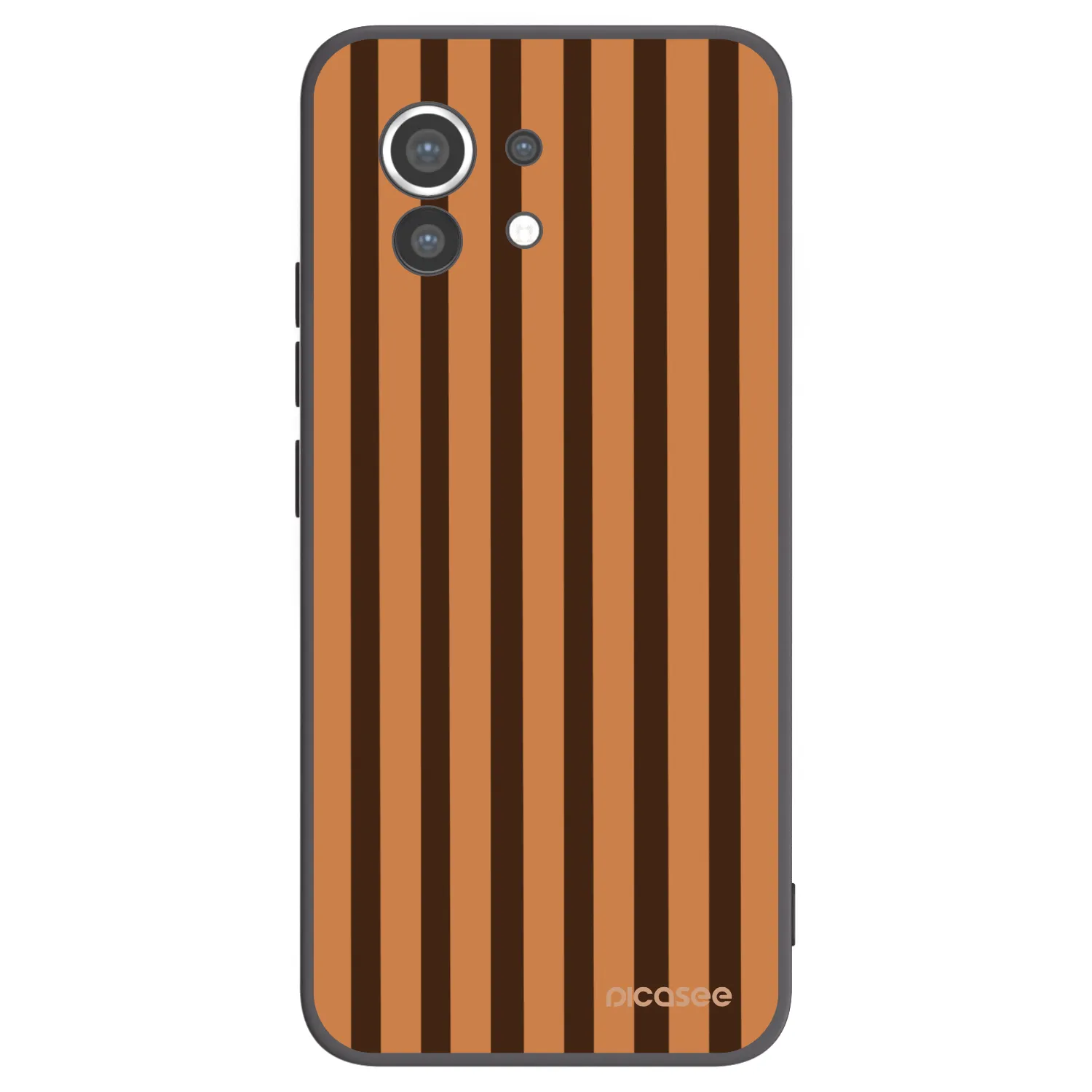 Picasee crna silikonska maskica za Xiaomi Mi 11 - Caramel lines