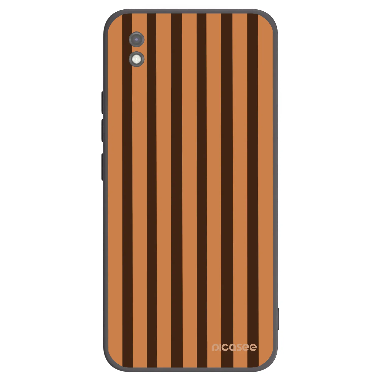 Picasee crna silikonska maskica za Xiaomi Redmi 9AT - Caramel lines