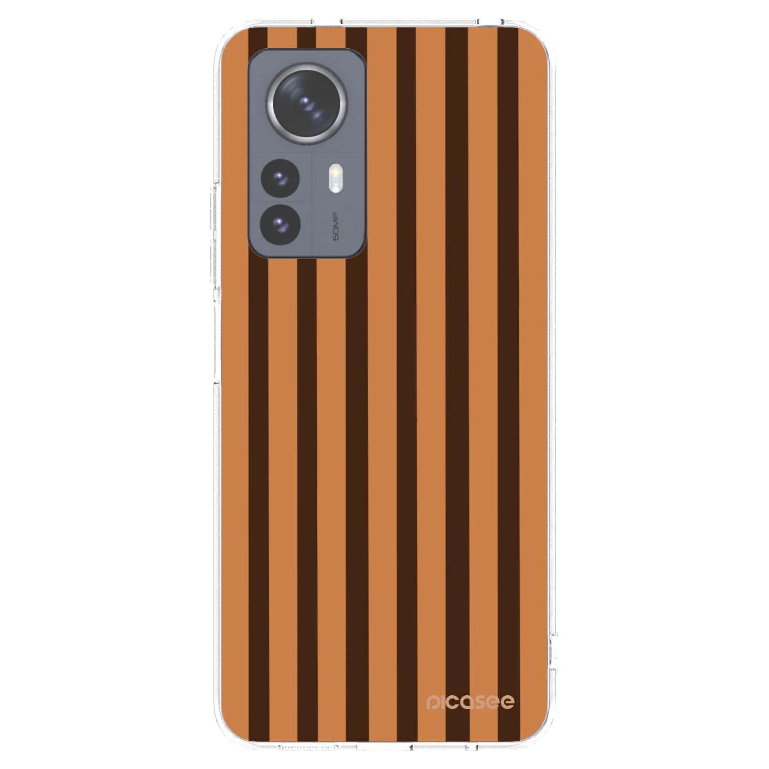 Picasee silikonska prozirna maskica za Xiaomi 12 Pro - Caramel lines