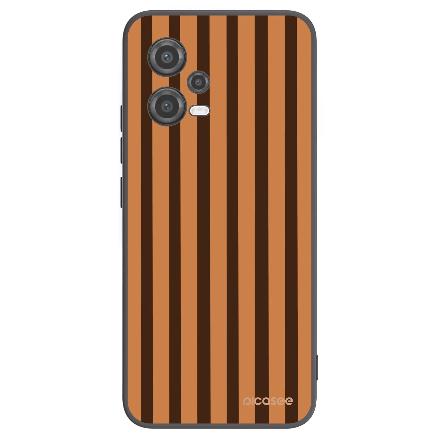 Picasee crna silikonska maskica za Xiaomi Poco X5 - Caramel lines