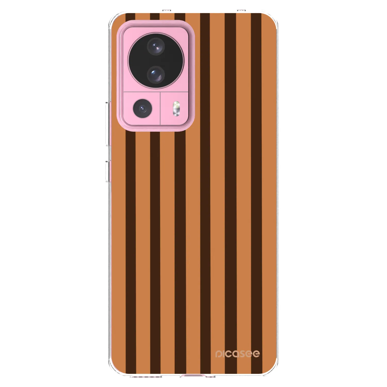 Picasee silikonska prozirna maskica za Xiaomi 13 Lite - Caramel lines