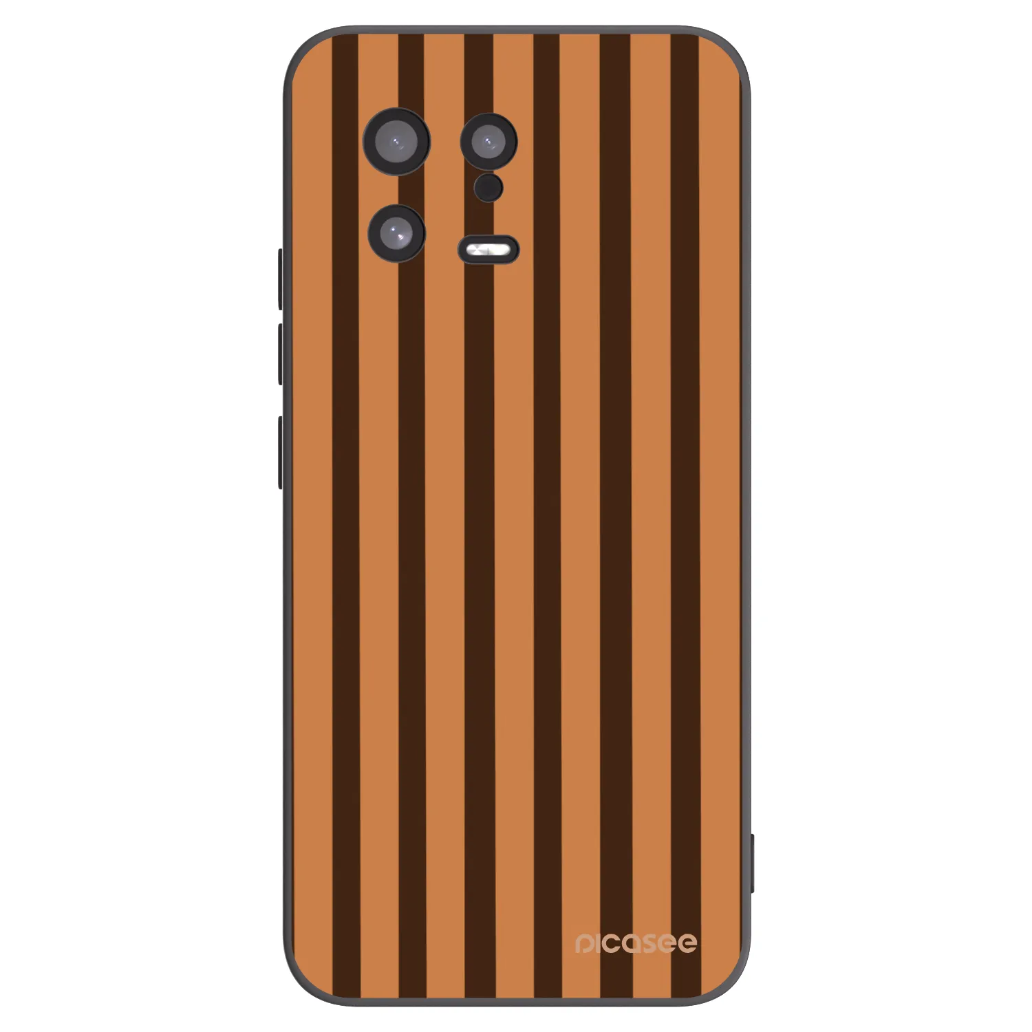 Picasee crna silikonska maskica za Xiaomi 13 - Caramel lines