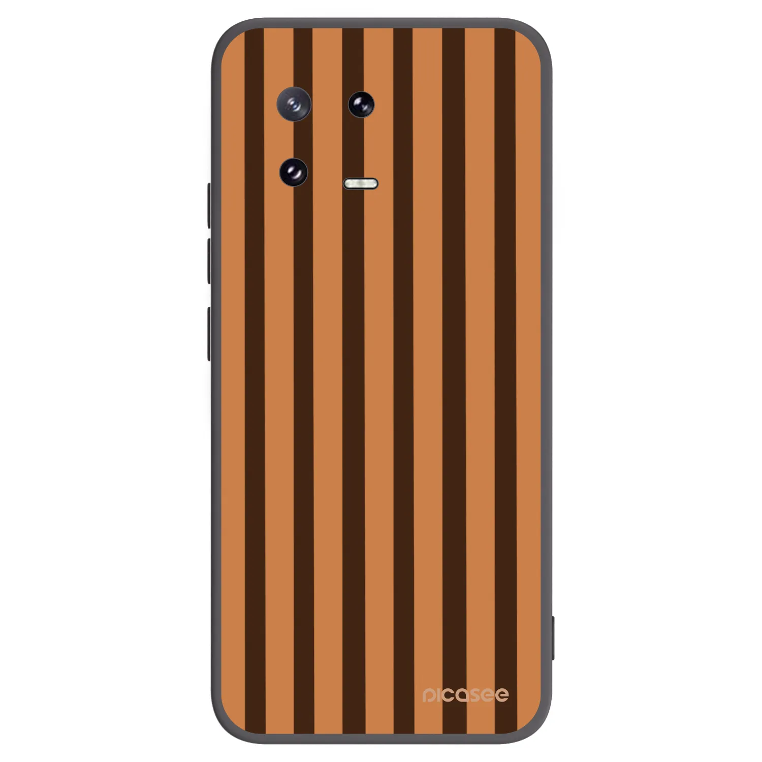 Picasee crna silikonska maskica za Xiaomi 13 Pro - Caramel lines