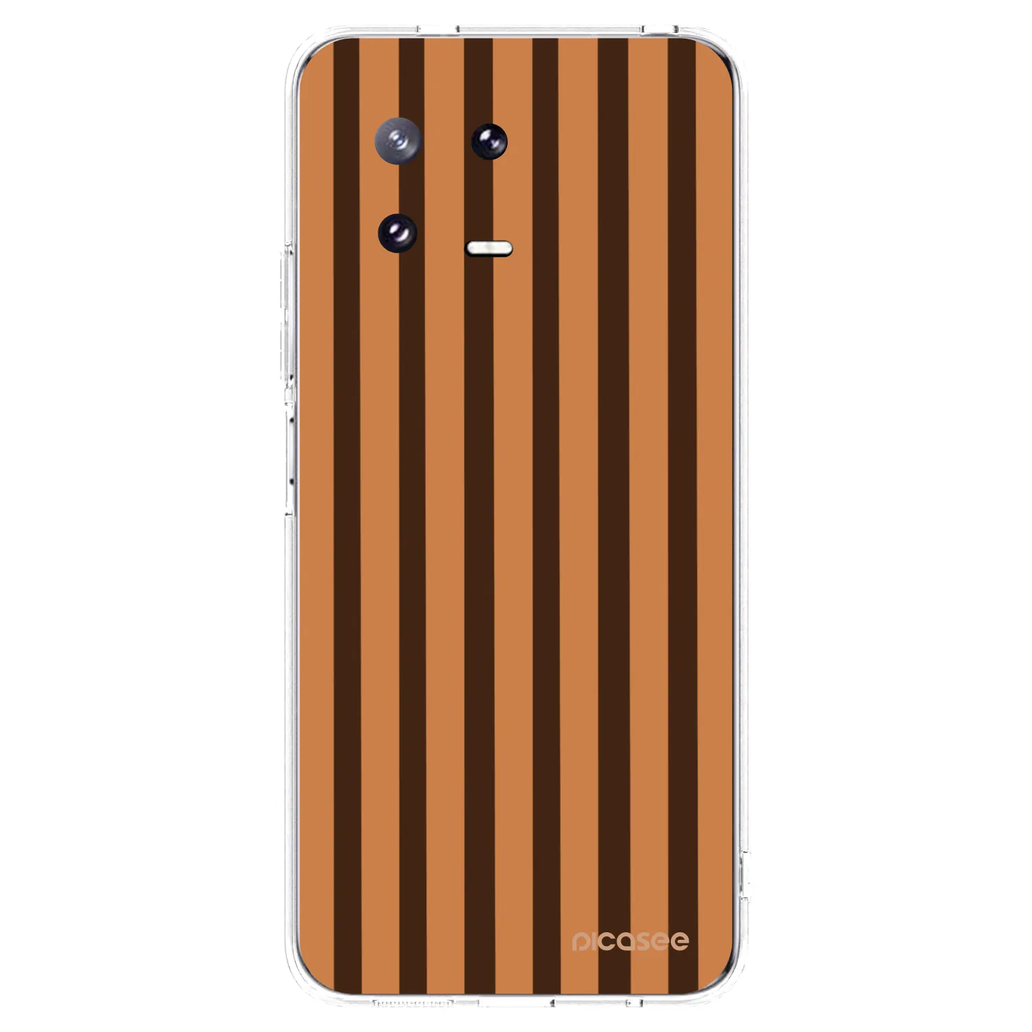 Picasee silikonska prozirna maskica za Xiaomi 13 Pro - Caramel lines