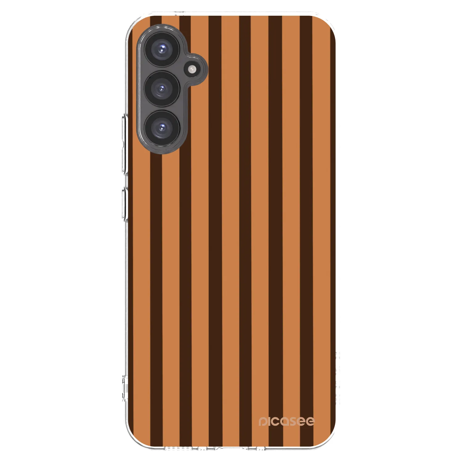Picasee silikonska prozirna maskica za Samsung Galaxy A34 5G A346B - Caramel lines