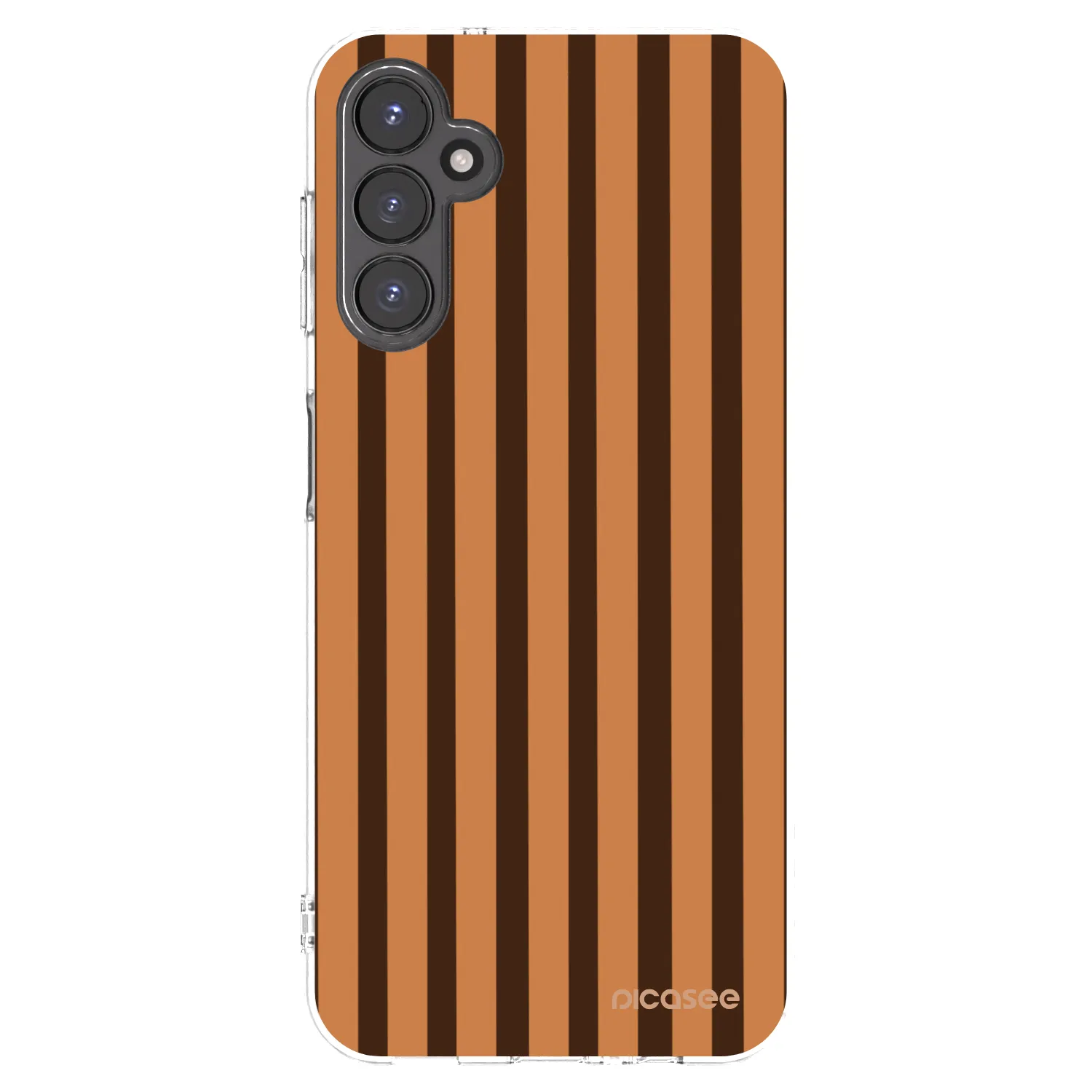 Picasee silikonska prozirna maskica za Samsung Galaxy A14 4G A145R - Caramel lines