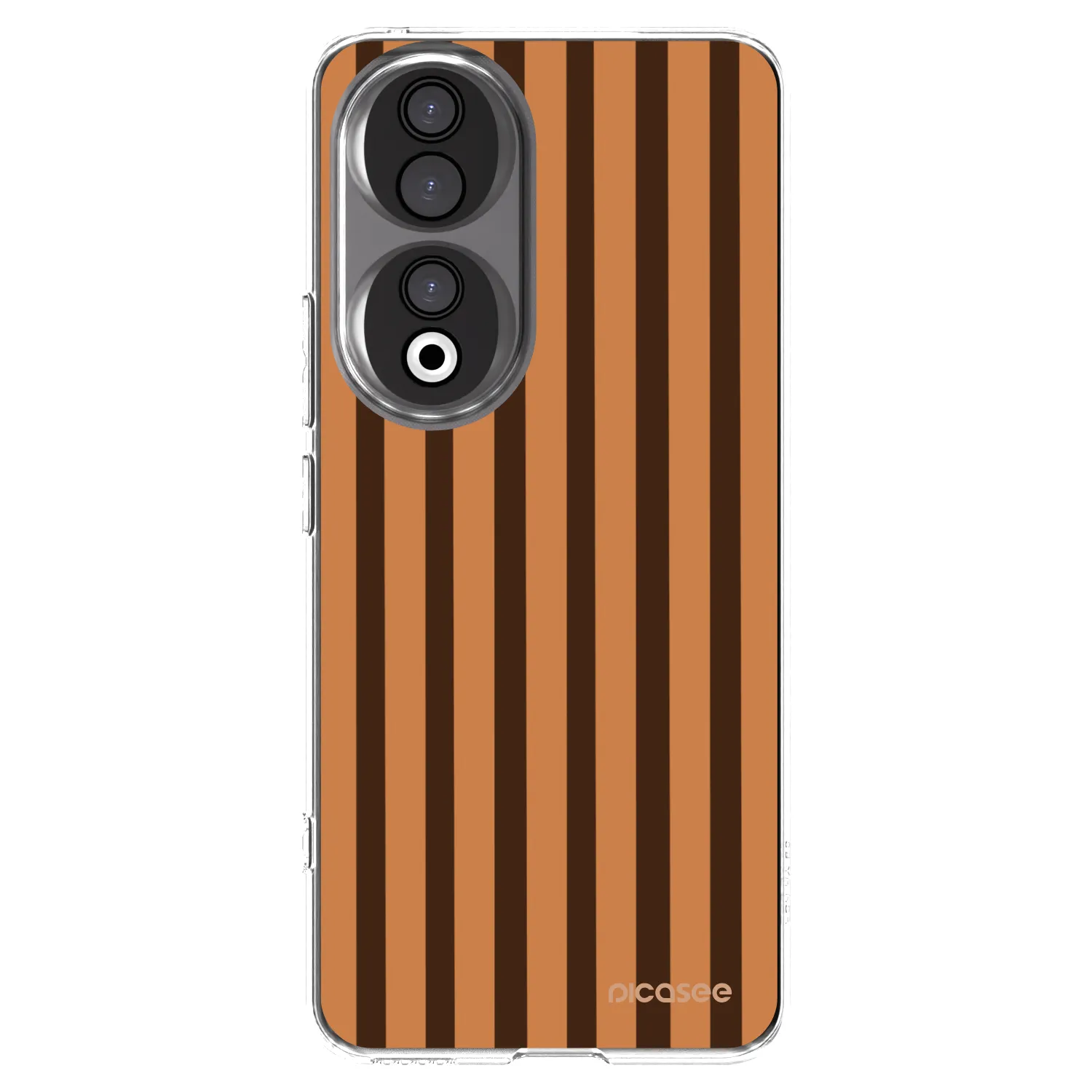 Picasee silikonska prozirna maskica za Honor 90 5G - Caramel lines