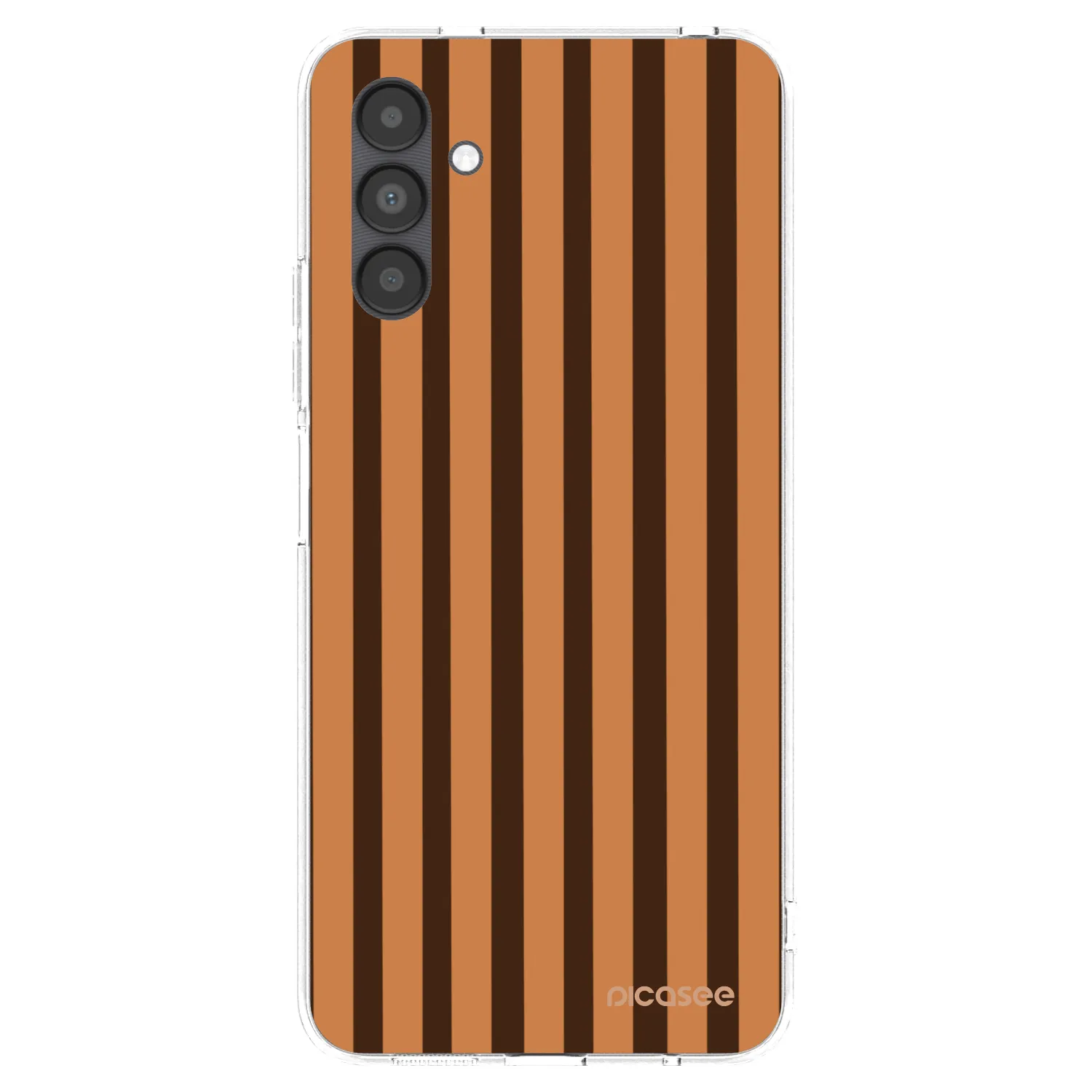 Picasee silikonska prozirna maskica za Samsung Galaxy A04s A047F - Caramel lines
