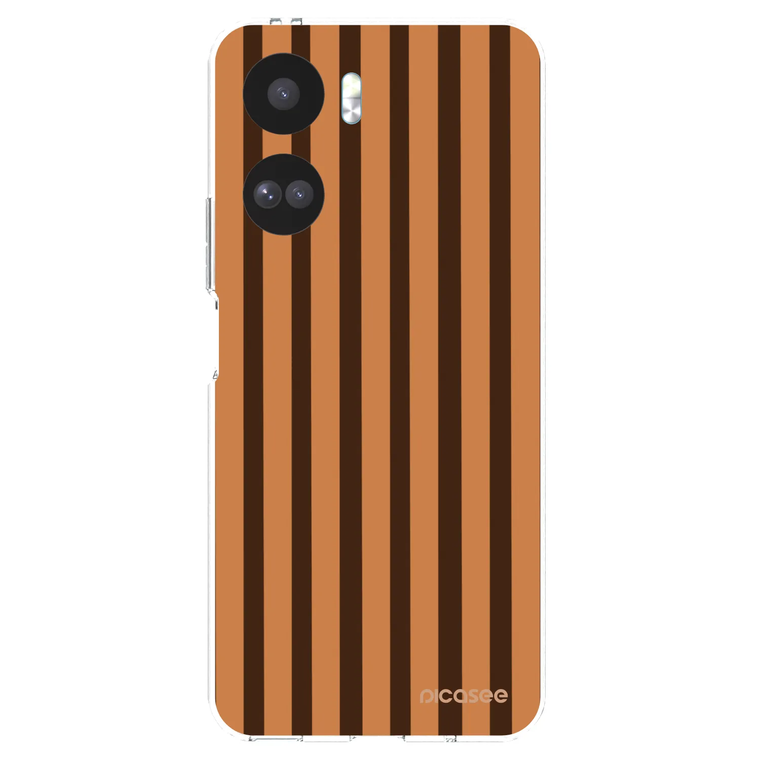 Picasee silikonska prozirna maskica za Honor 90 Lite 5G - Caramel lines