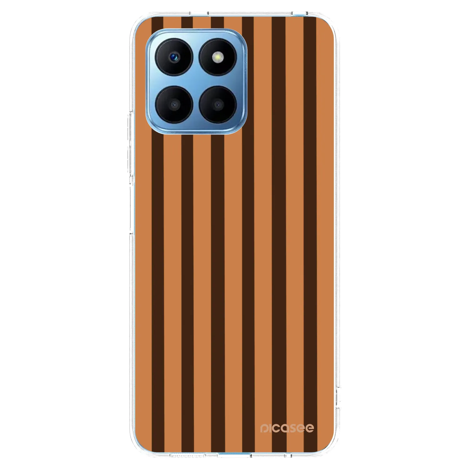 Picasee silikonska prozirna maskica za Honor 70 Lite - Caramel lines