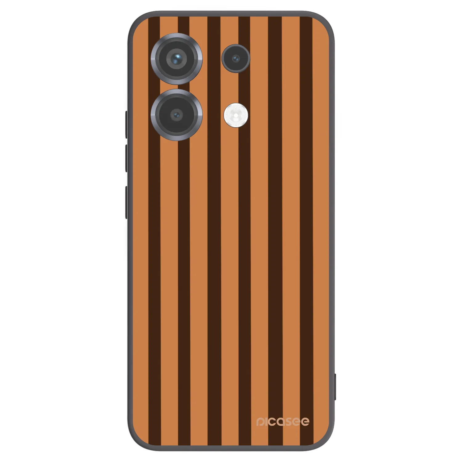 Picasee crna silikonska maskica za Xiaomi Poco X6 - Caramel lines
