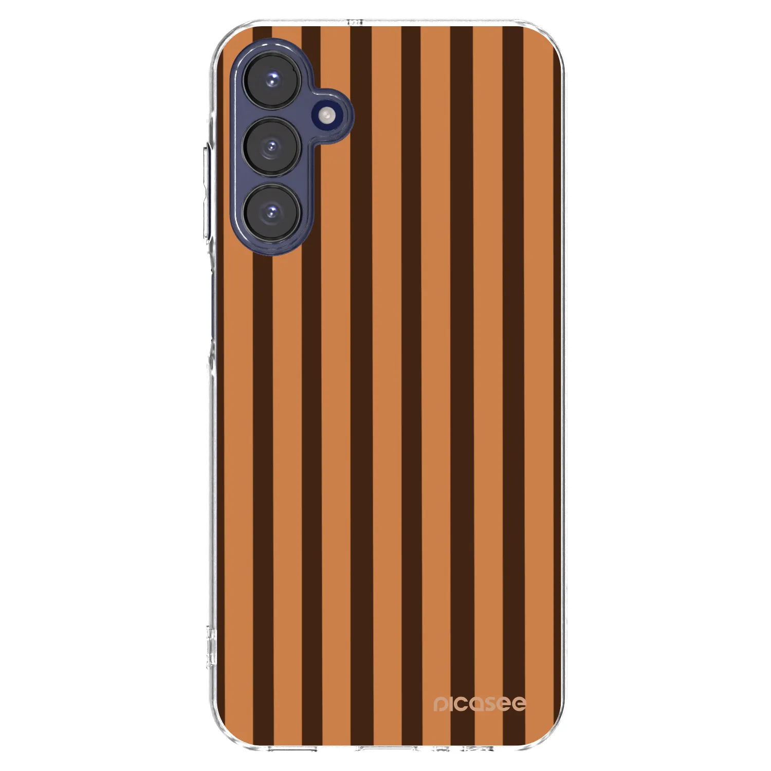 Picasee silikonska prozirna maskica za Samsung Galaxy A15 A155F 4G - Caramel lines
