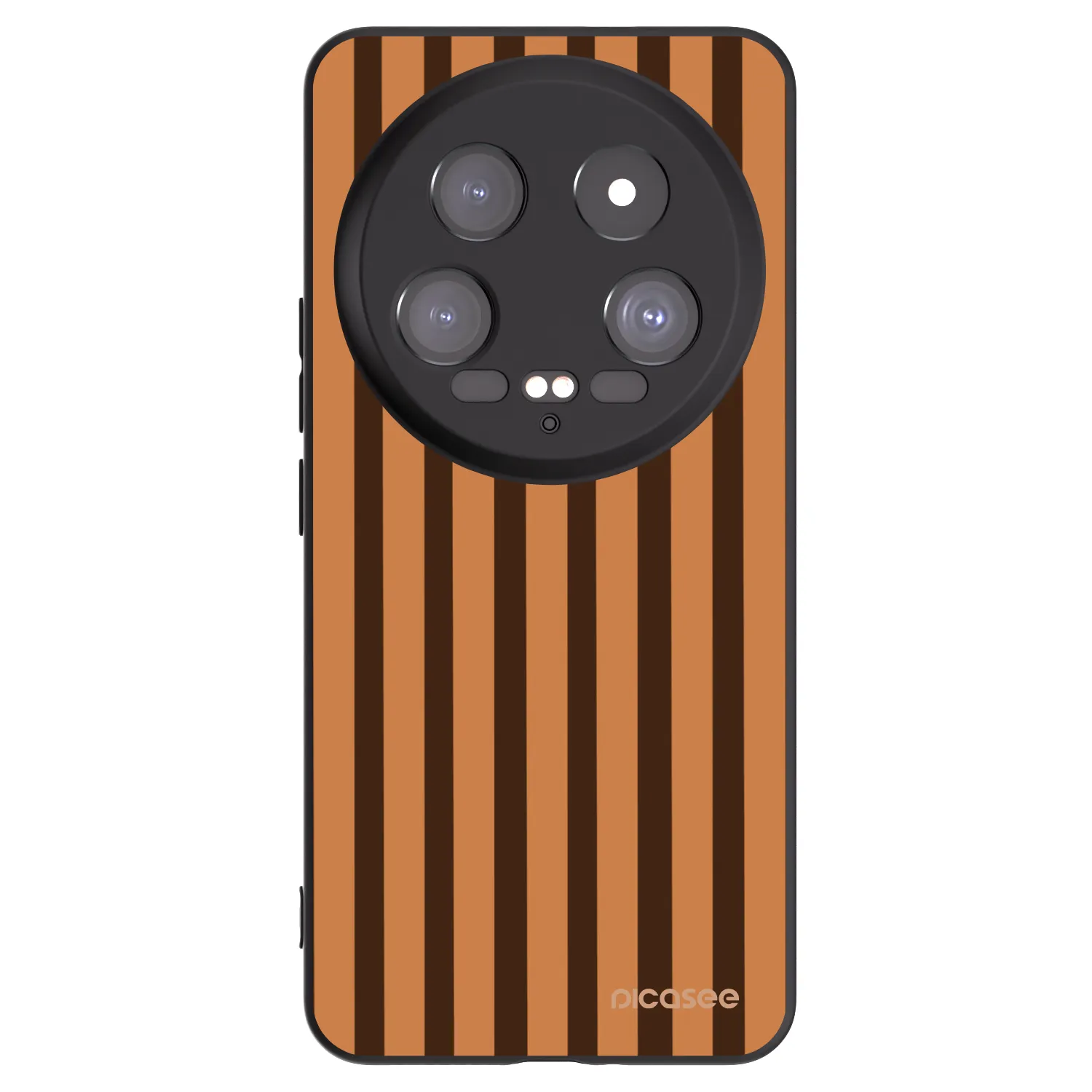 Picasee crna silikonska maskica za Xiaomi 14 Ultra - Caramel lines