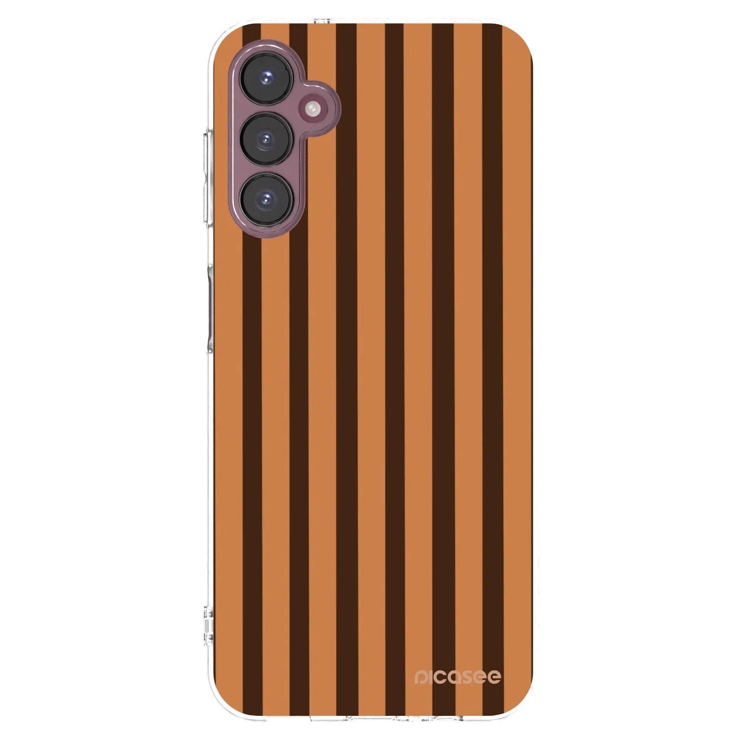 Picasee silikonska prozirna maskica za Samsung Galaxy A05s A057G - Caramel lines