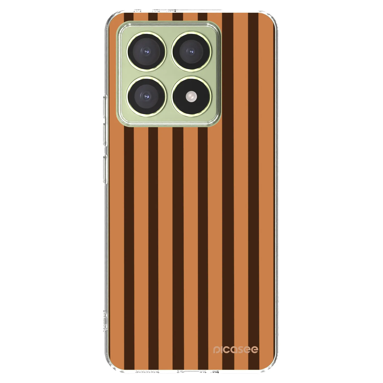 Picasee silikonska prozirna maskica za Xiaomi 14T - Caramel lines
