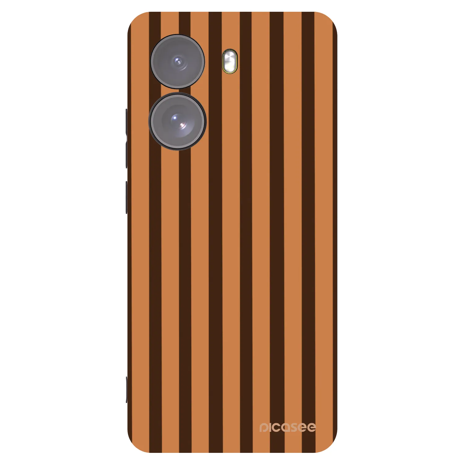 Picasee crna silikonska maskica za Xiaomi Poco X7 - Caramel lines