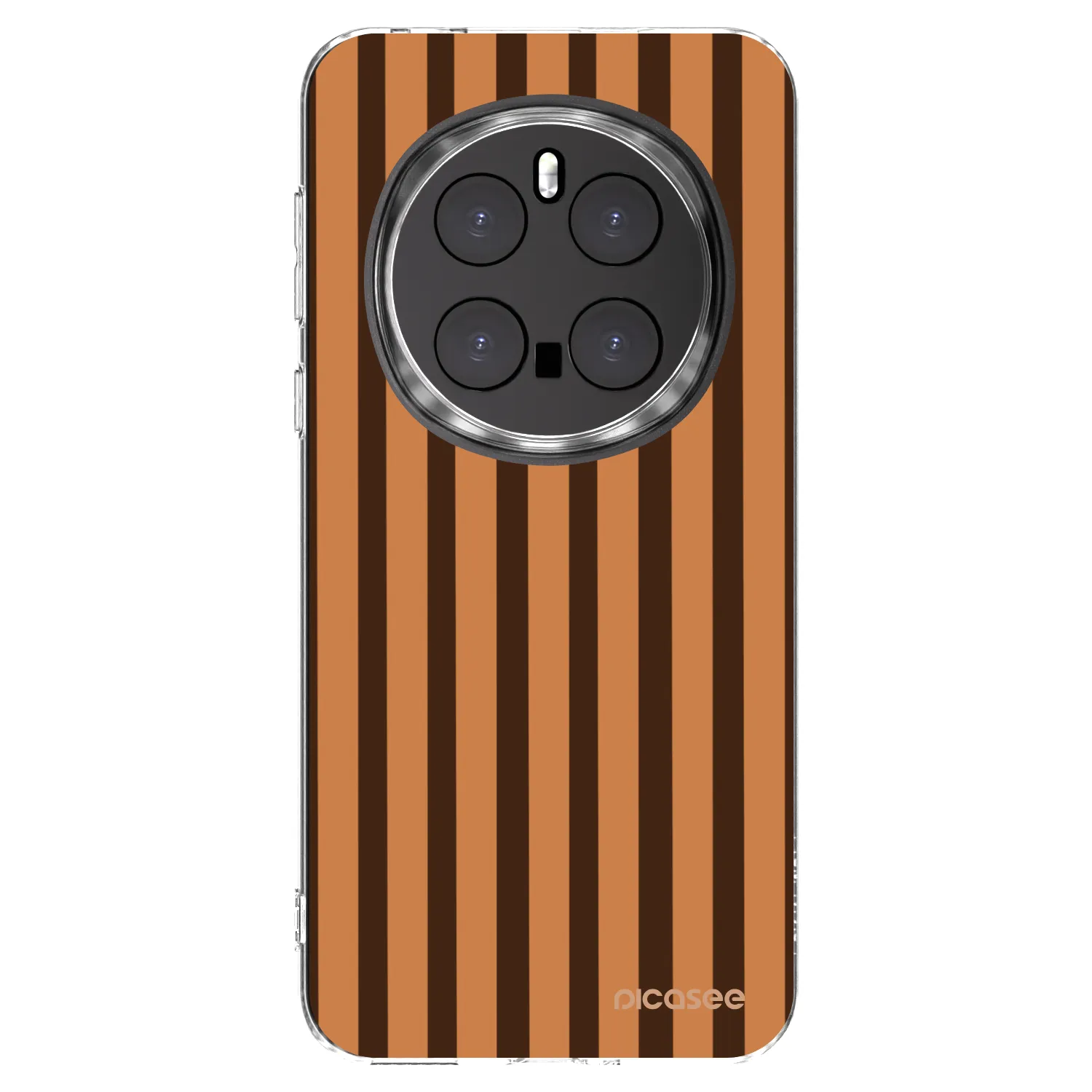 Picasee silikonska prozirna maskica za Honor Magic7 Pro 5G - Caramel lines