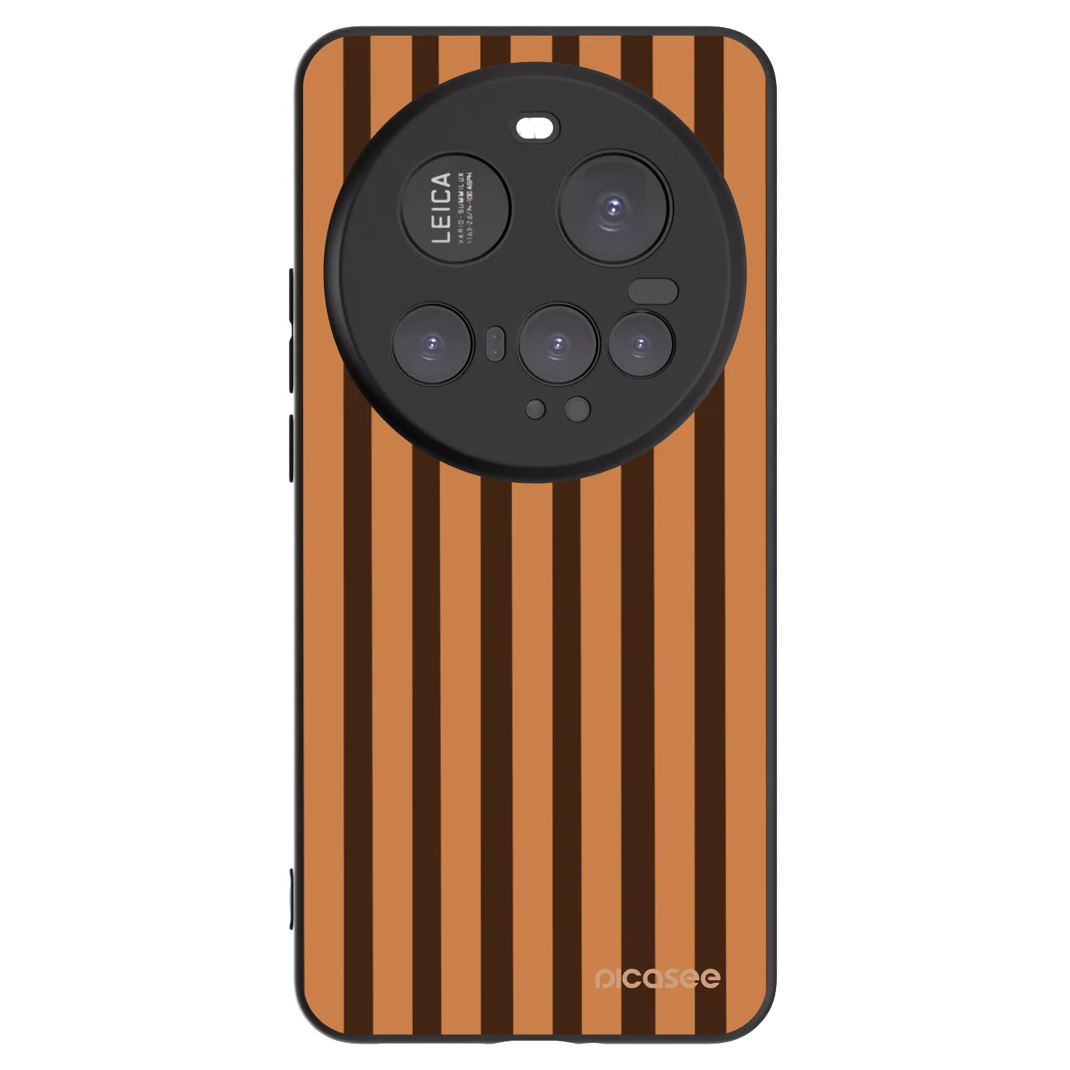 Picasee crna silikonska maskica za Xiaomi 15 Ultra - Caramel lines
