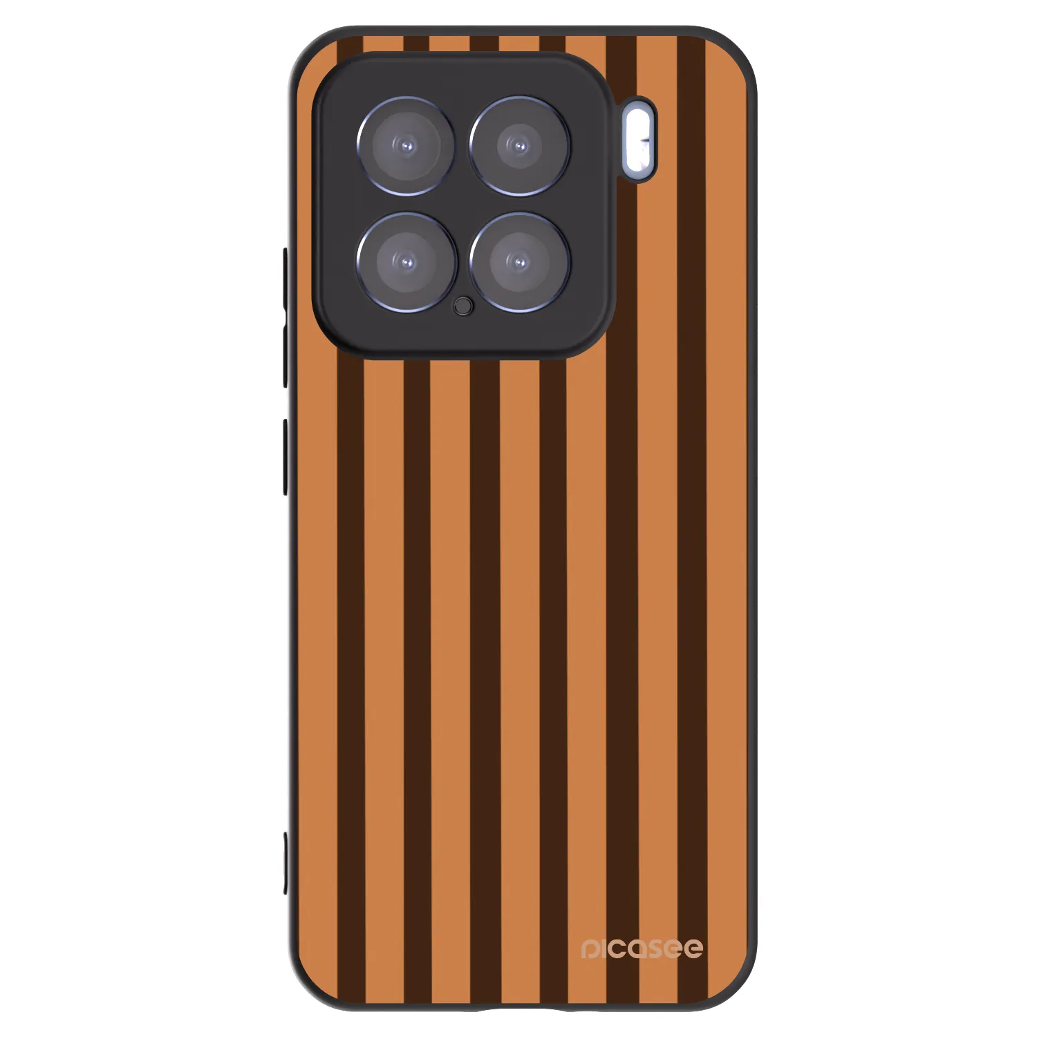 Picasee crna silikonska maskica za Xiaomi 15 - Caramel lines